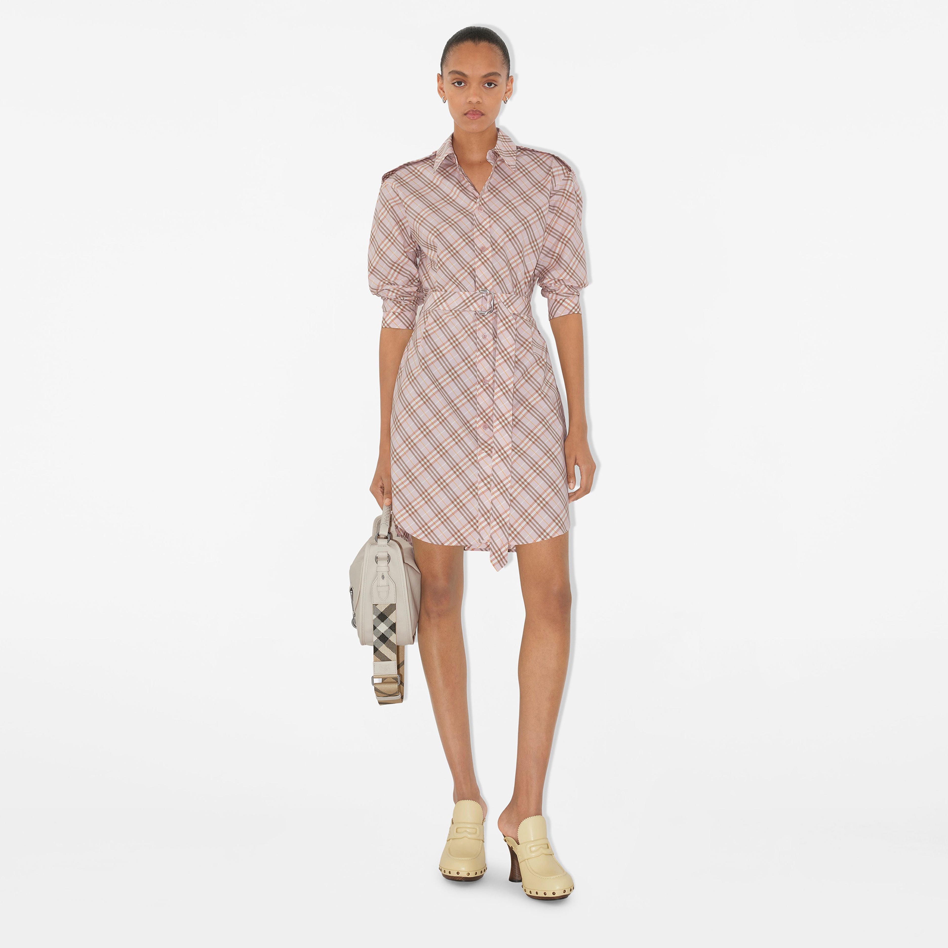 Burberry Gap Kadın Krem Elbise