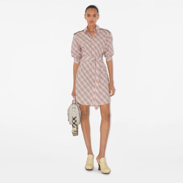 Burberry Gap Kadın Krem Elbise