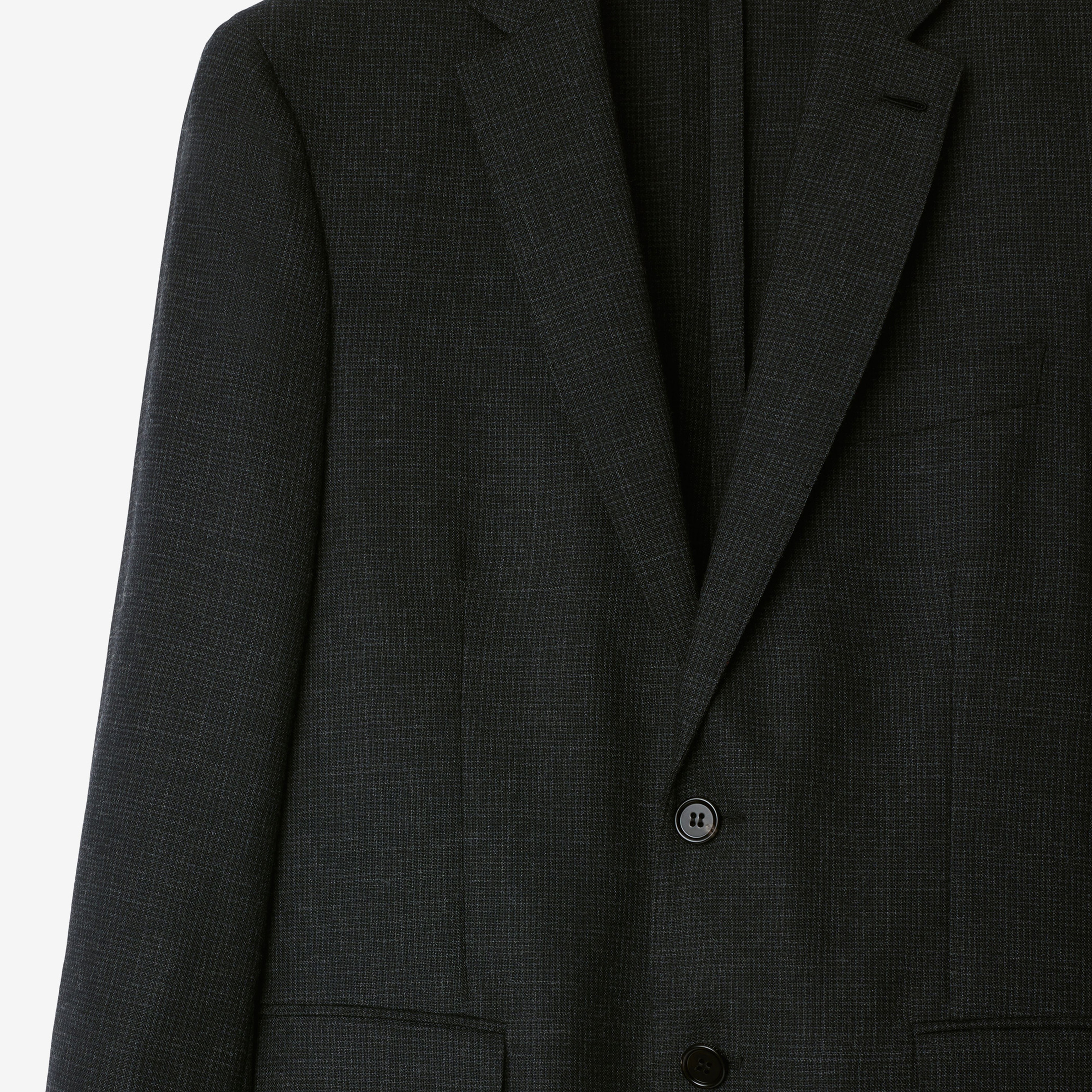 Burberry Wool Tailored Erkek Siyah Ceket