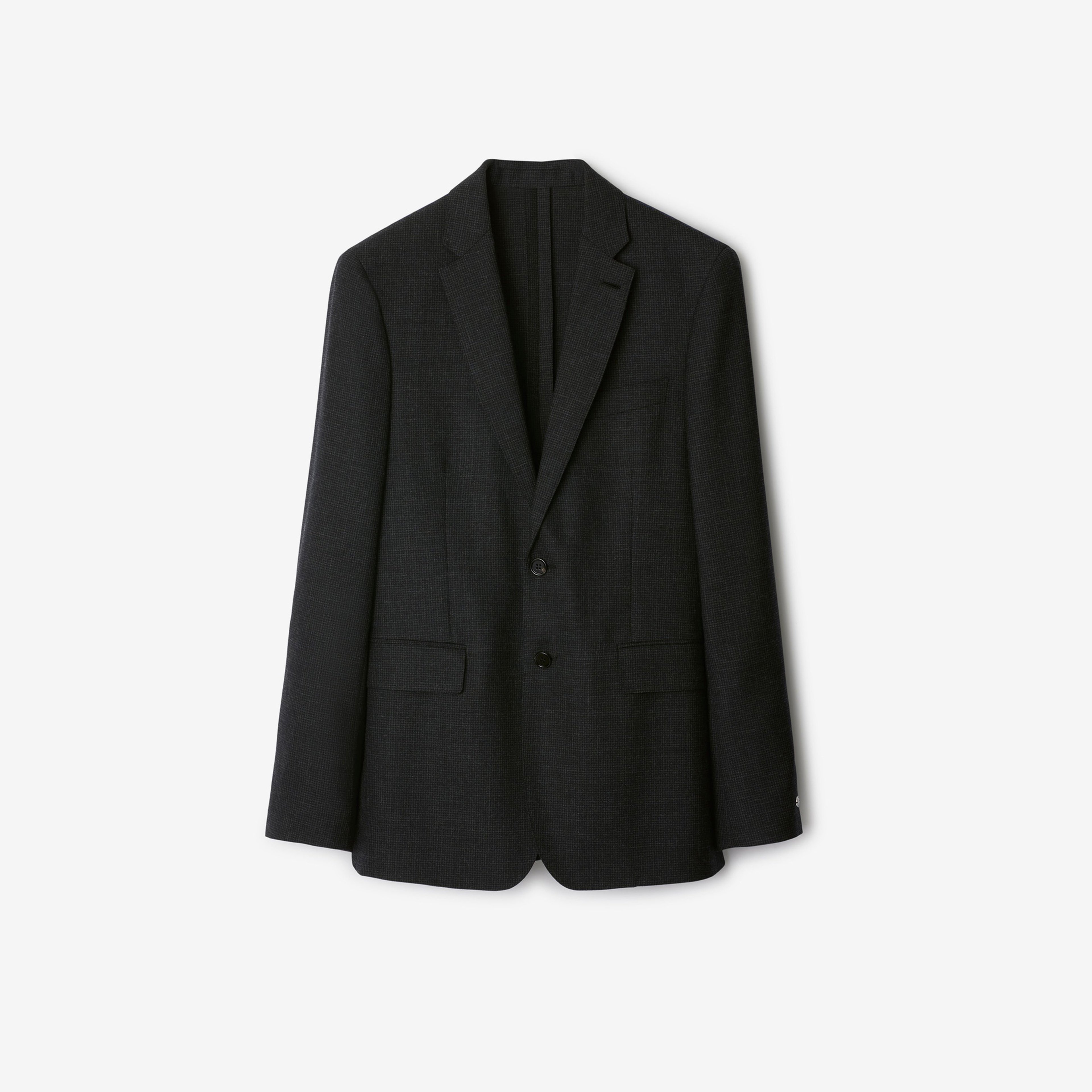 Burberry Wool Tailored Erkek Siyah Ceket