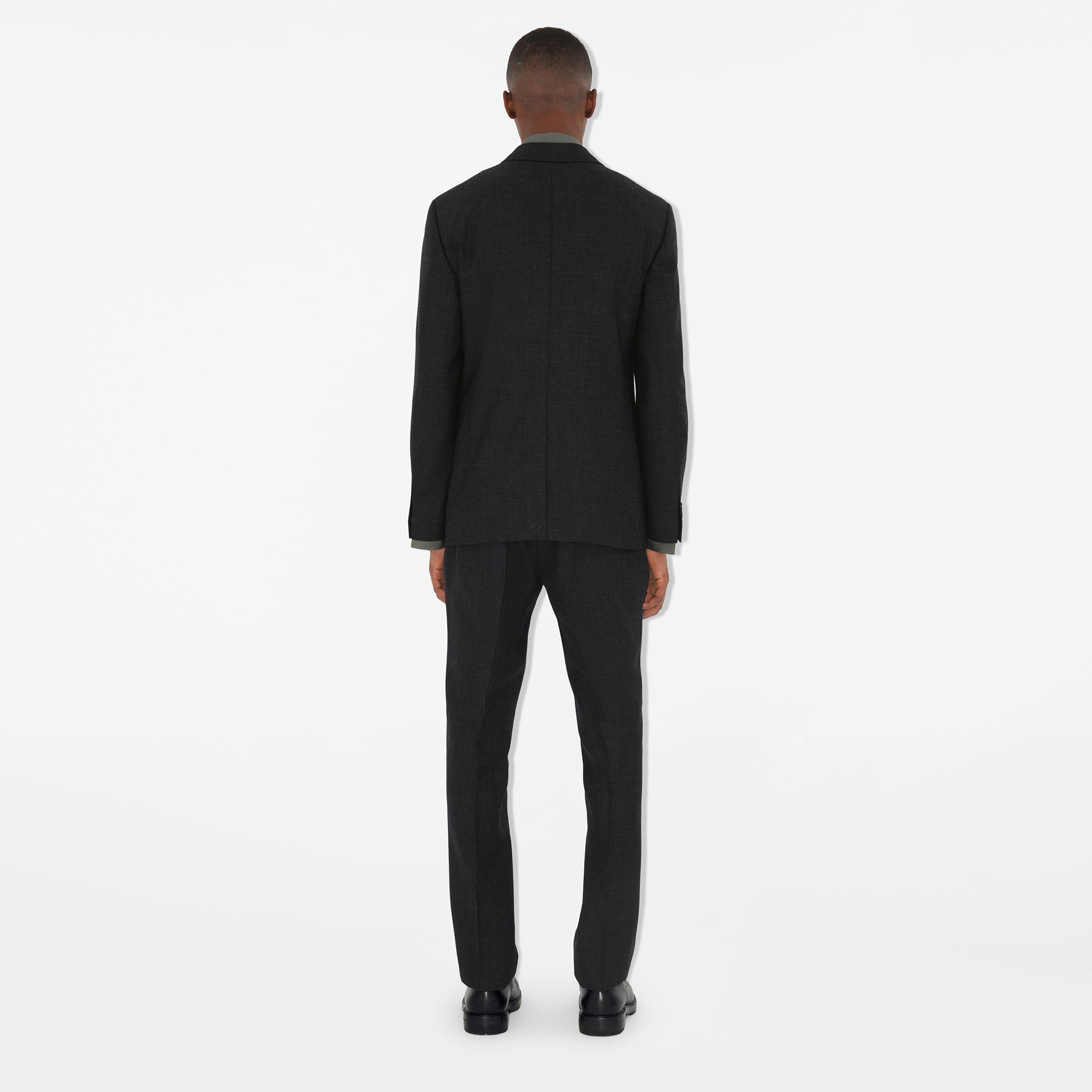 Burberry Wool Tailored Erkek Siyah Ceket