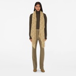 Burberry Repeat Shield Wool Kadın Bej Şal