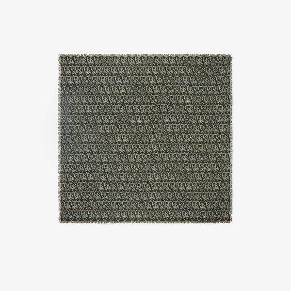 Burberry Repeat Shield Wool Kadın Haki Şal