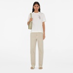 Burberry Sic Cotton Kadın Beyaz T-Shirt