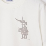 Burberry Sic Cotton Kadın Beyaz T-Shirt
