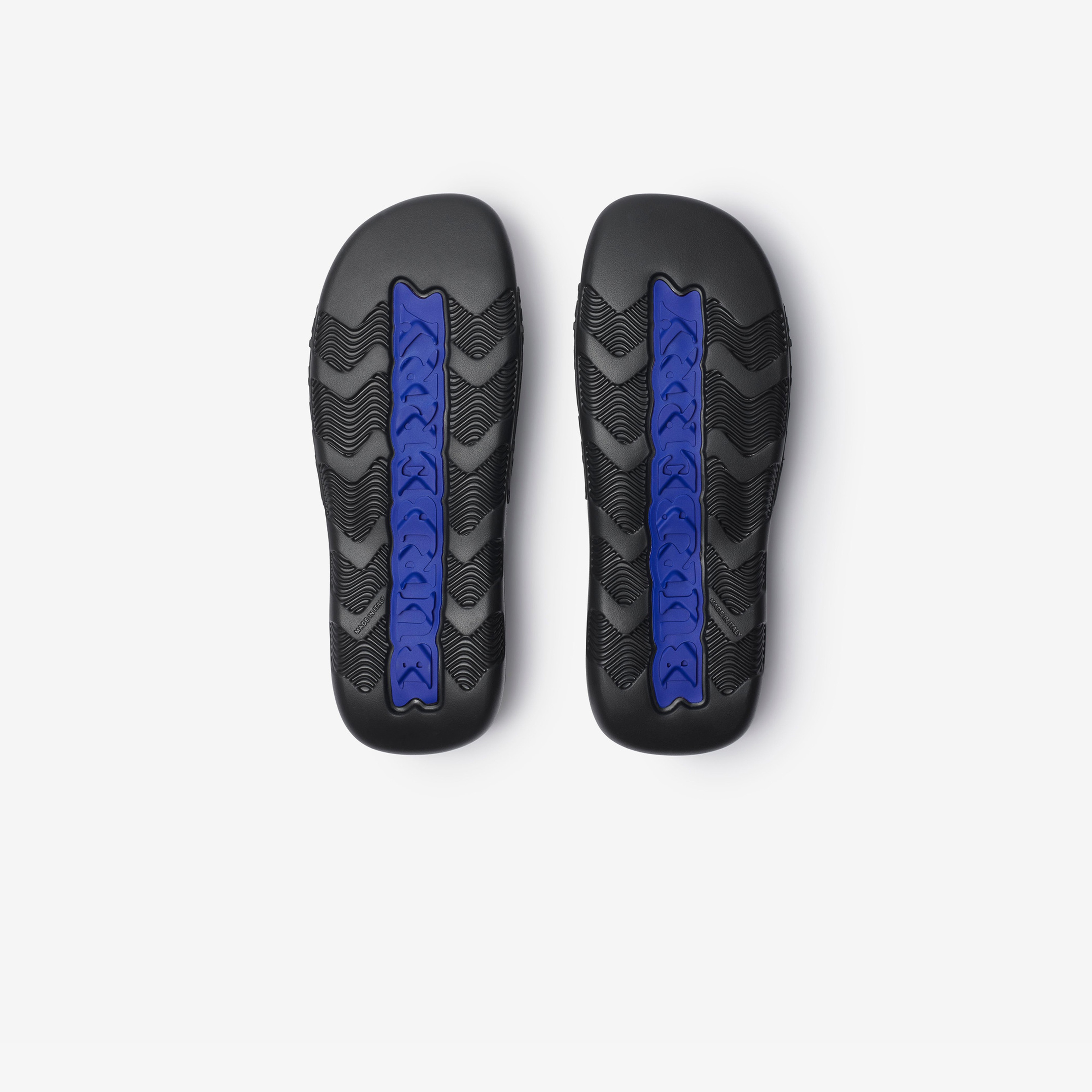 Burberry Embossed Dive Slides Erkek Siyah Terlik