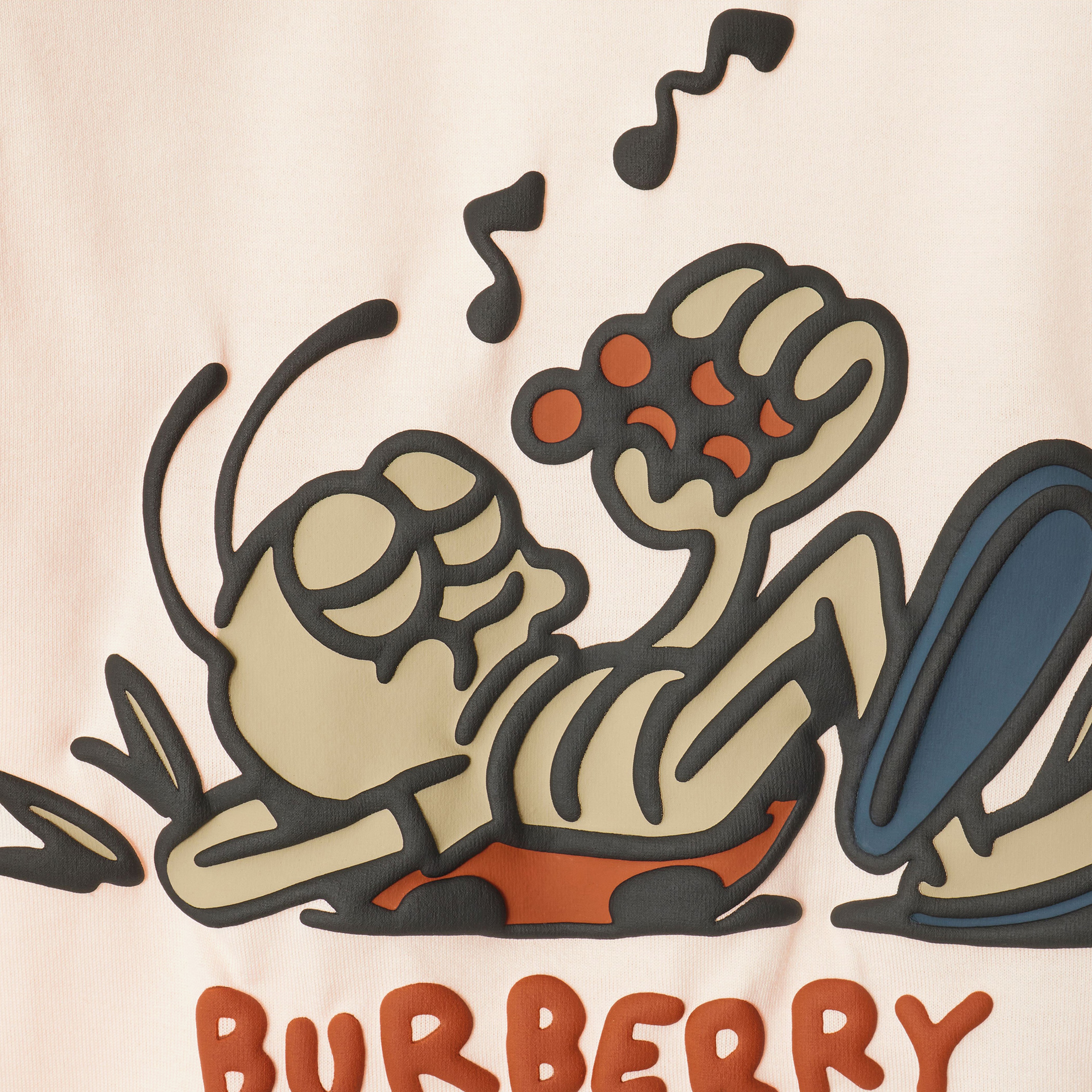 Burberry Cedar Ladybug Cotton Çocuk Pembe T-Shirt