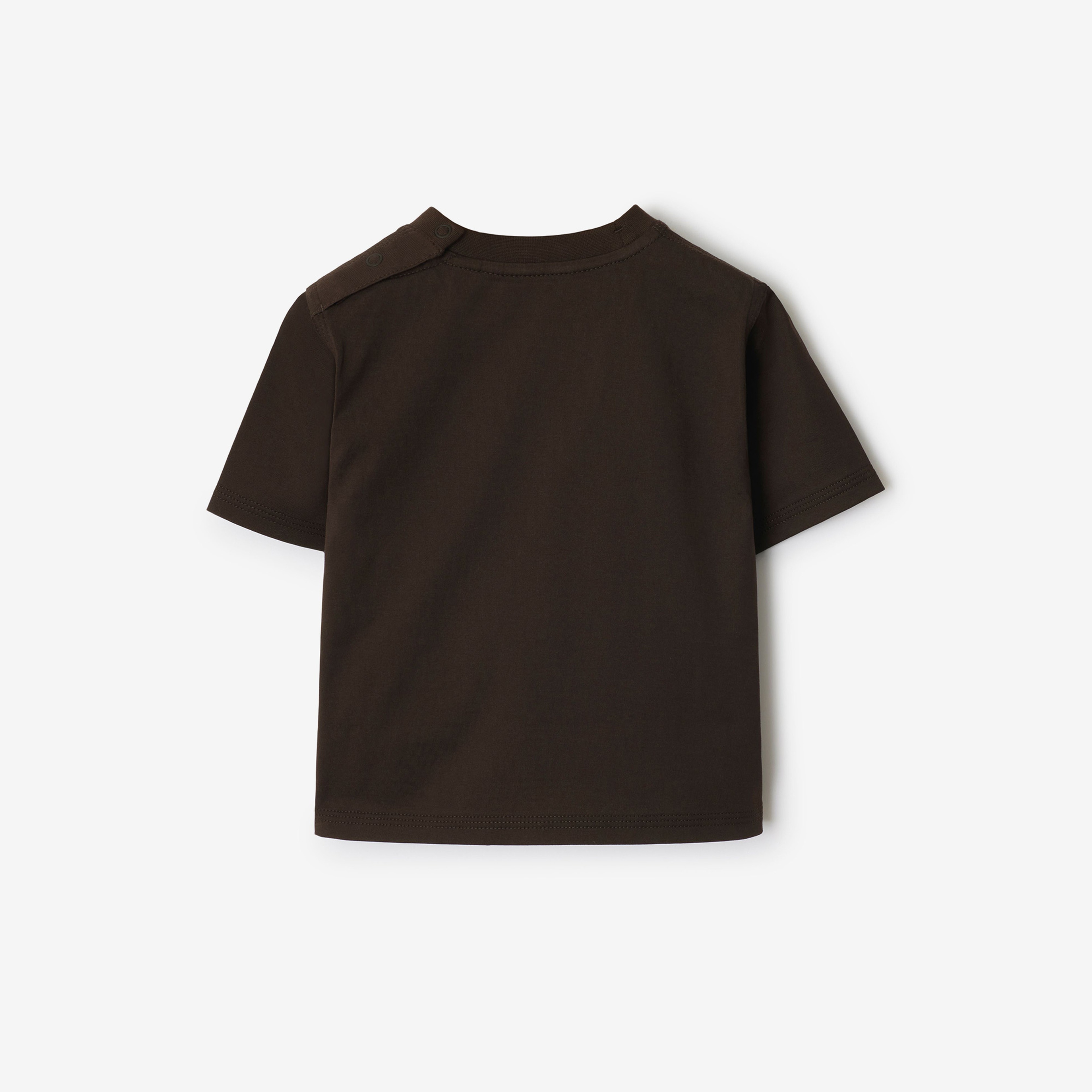 Burberry Cedar Punctu Bee Cotton Çocuk Siyah T-Shirt