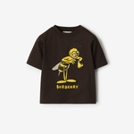 Burberry Cedar Punctu Bee Cotton Çocuk Siyah T-Shirt