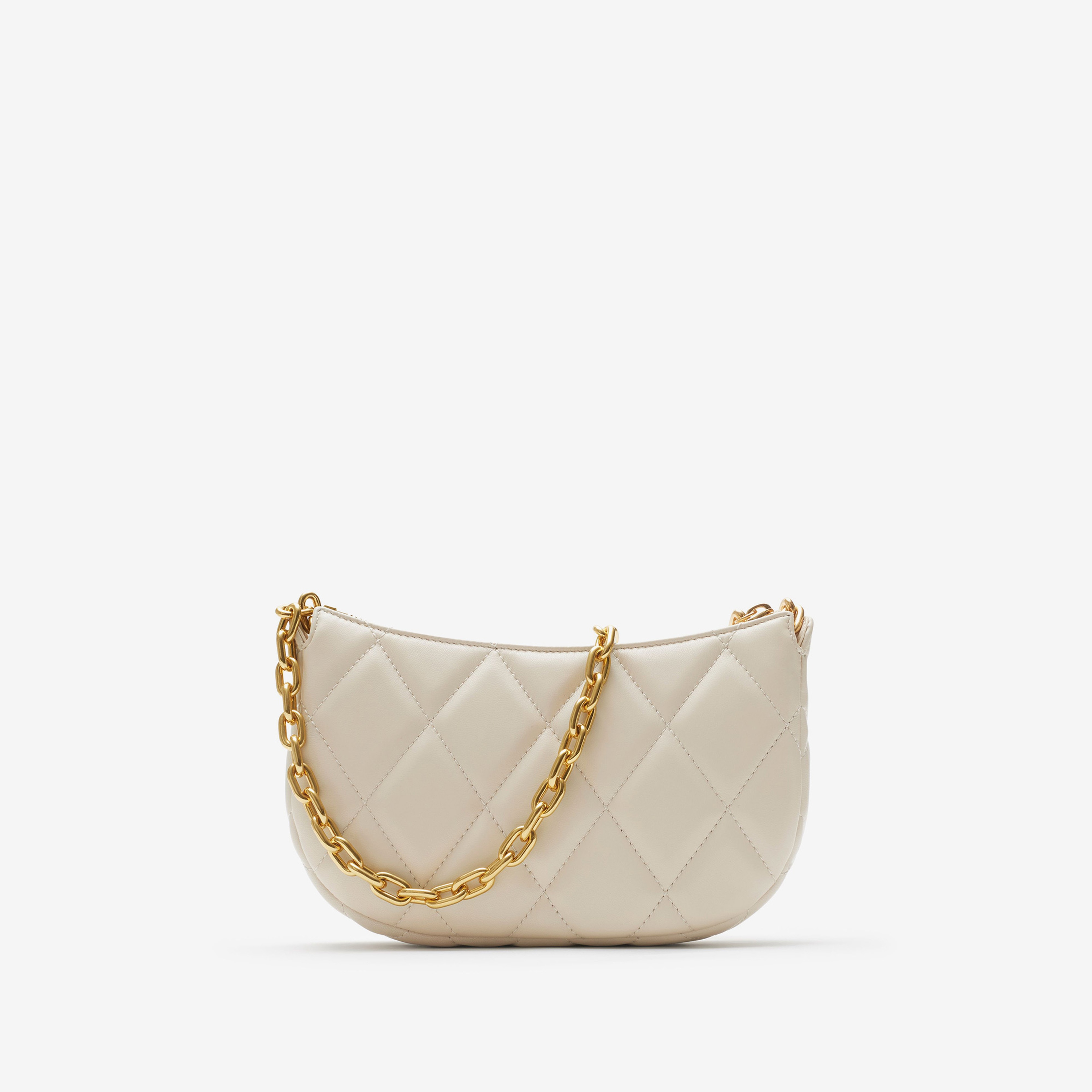 Burberry Qql Rocking Horse Chain Pouch Kadın Krem Omuz Çantası