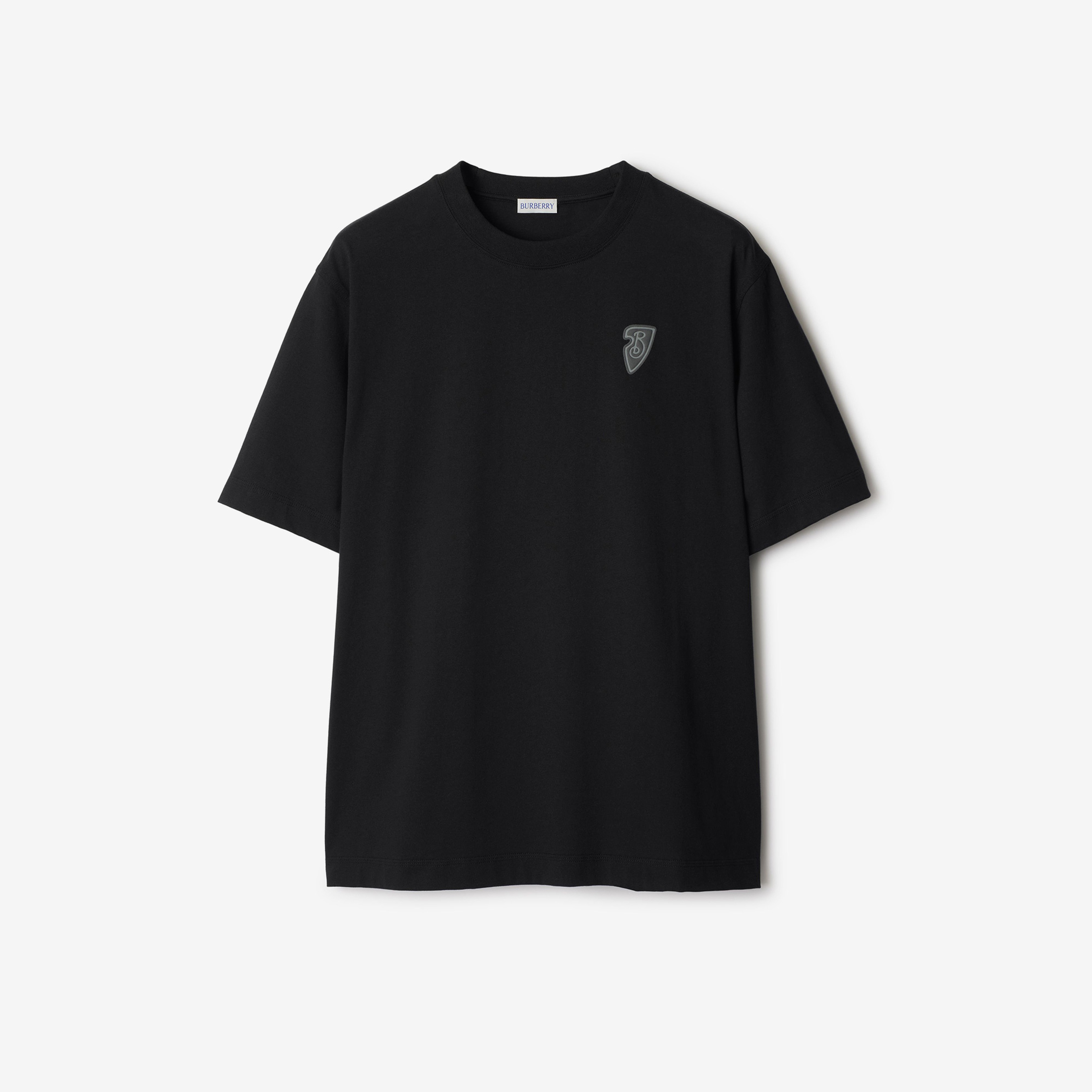 Burberry Sic Cotton Erkek Siyah T-Shirt