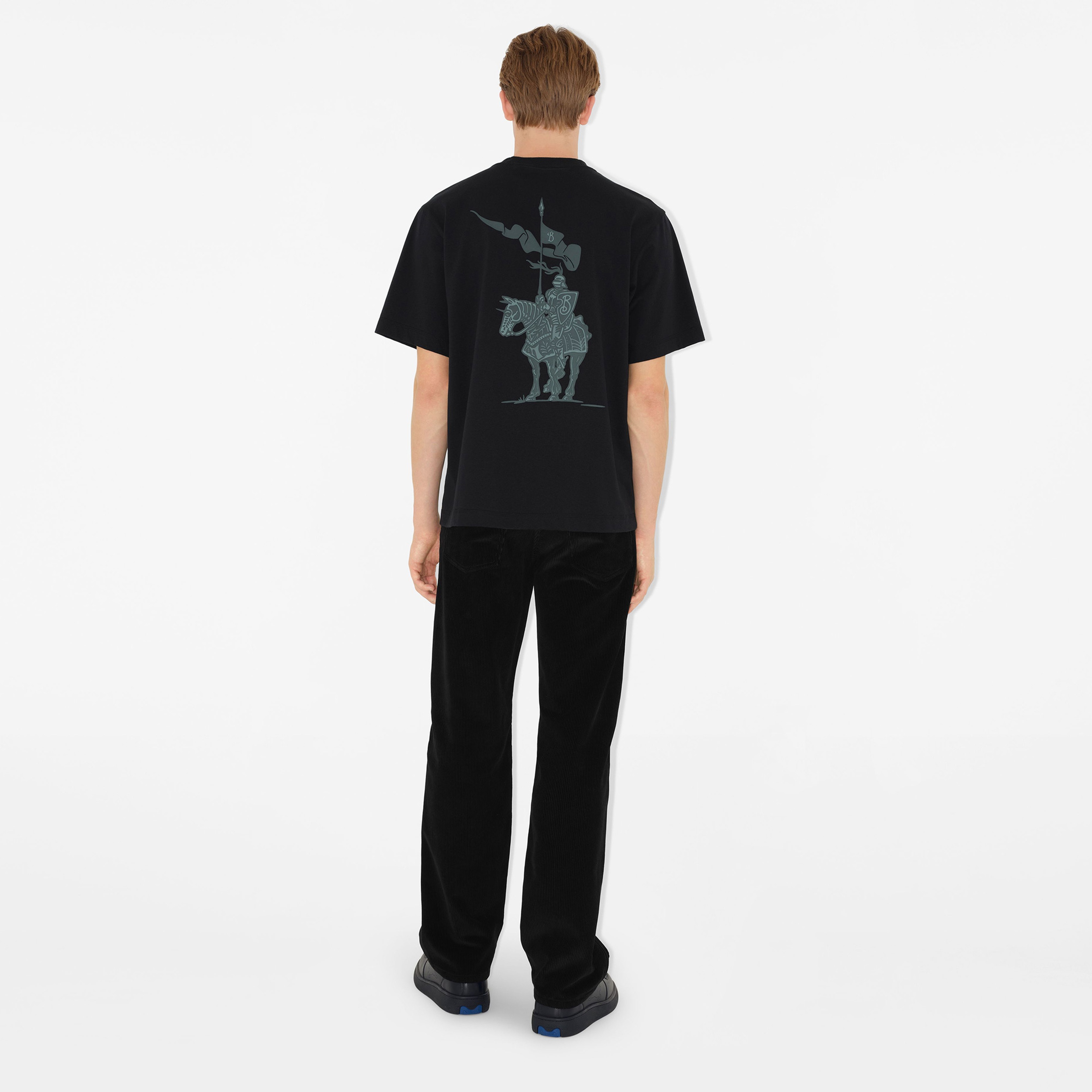 Burberry Sic Cotton Erkek Siyah T-Shirt