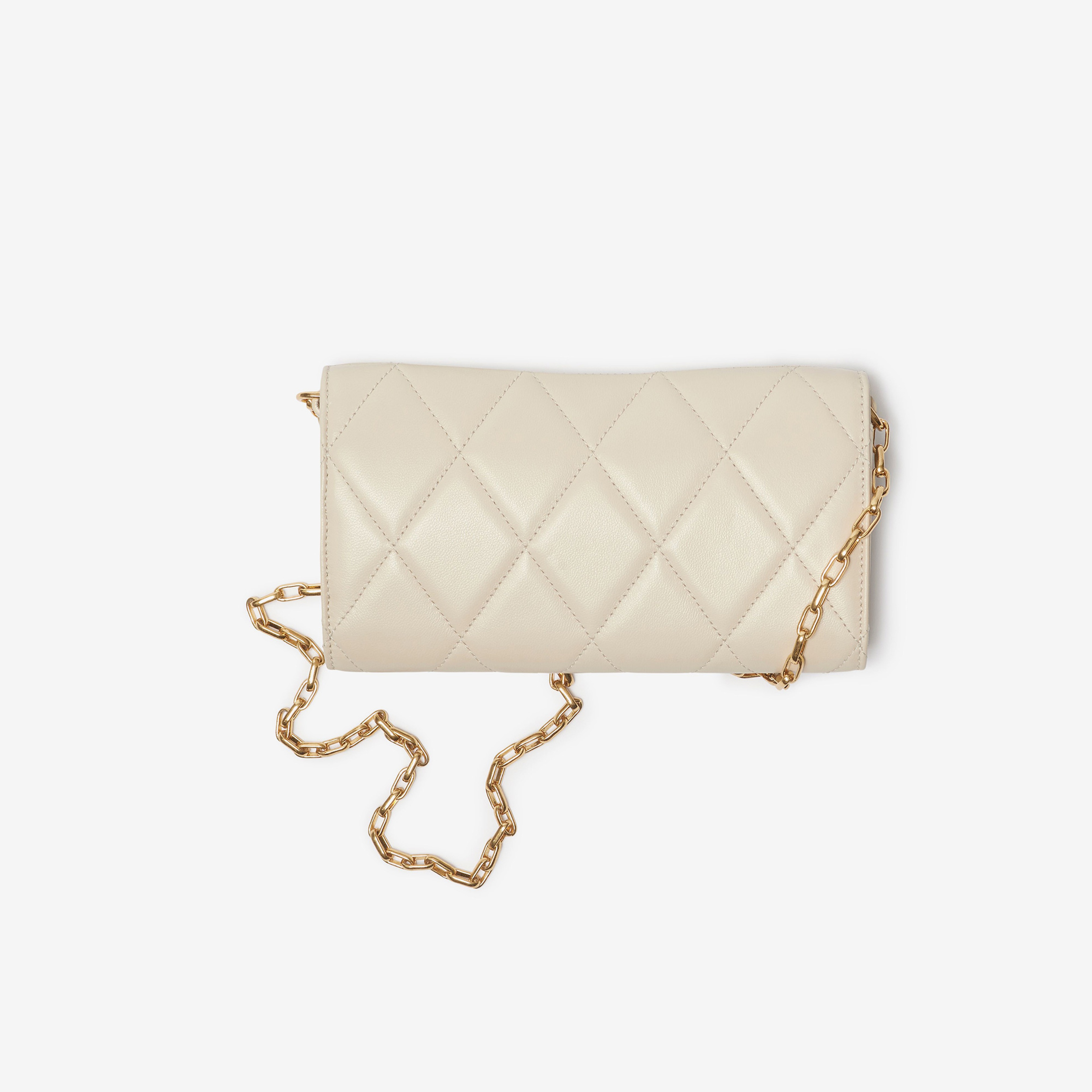 Burberry Woc Qql Rocking Horse Chain Strap Kadın Krem El Çantası