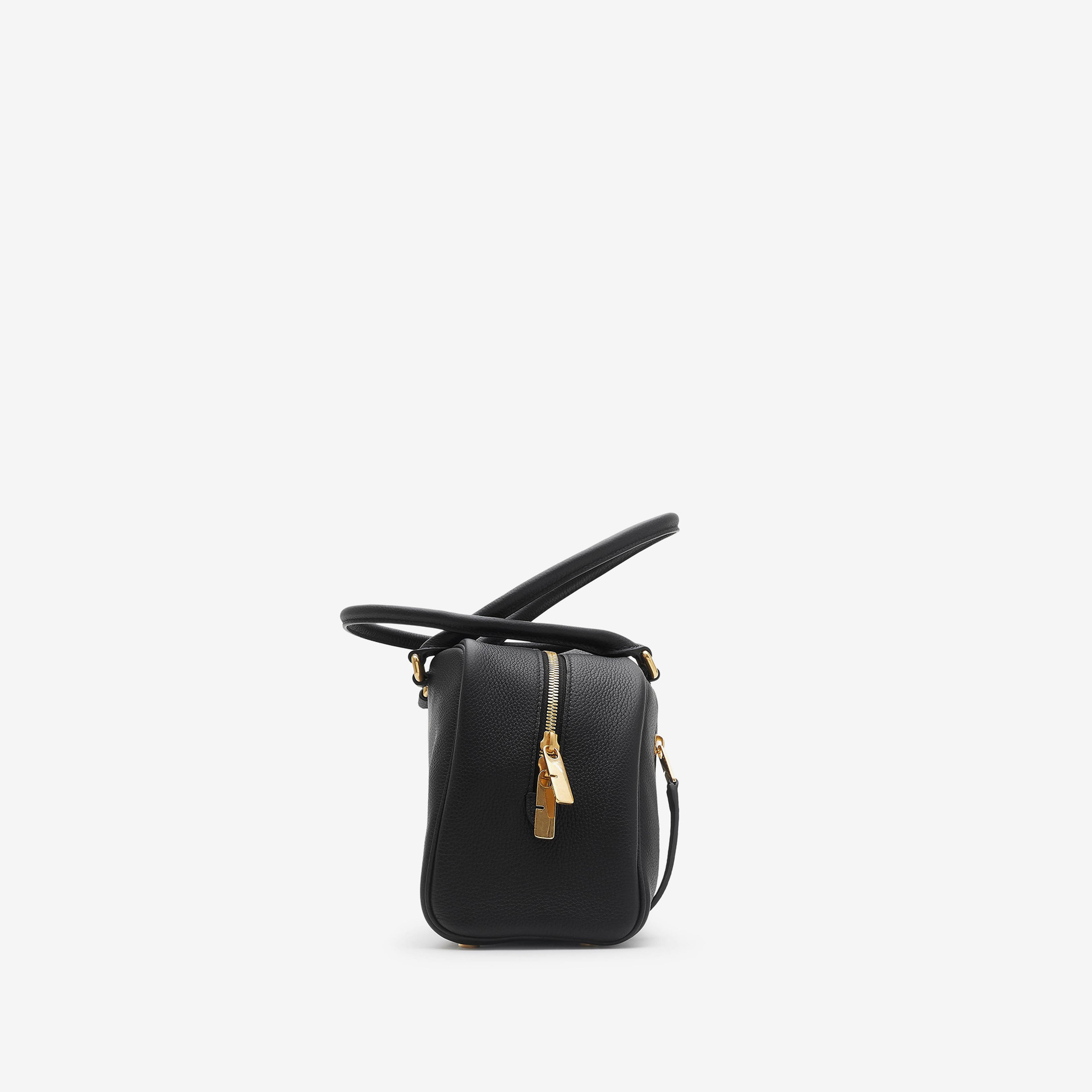 Burberry Small Shield Twin Bowling Kadın Siyah Omuz Çantası