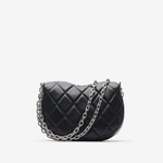 Burberry Qql Quilted Rocking Horse Kadın Siyah Omuz Çantası