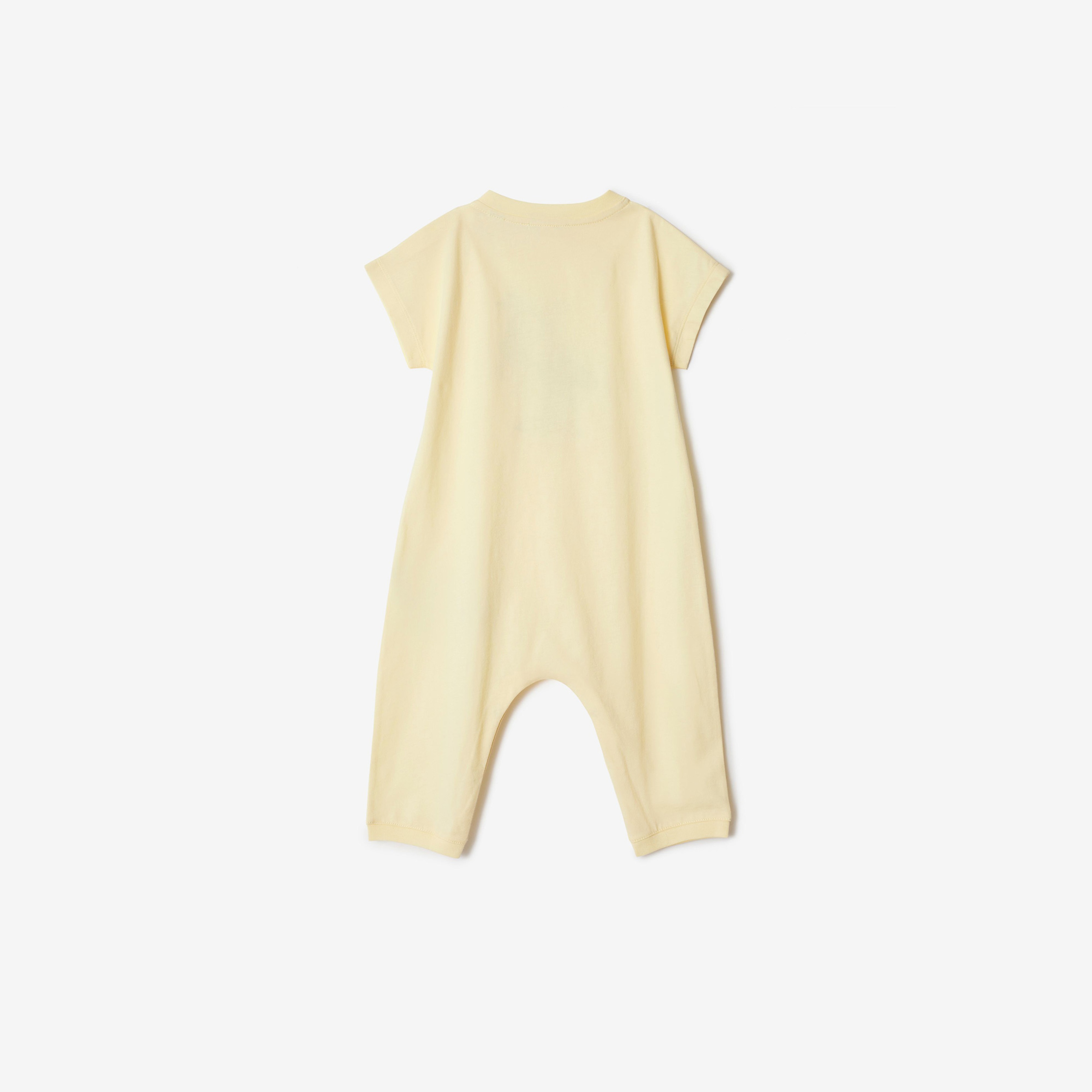 Burberry Jensen Bee Bee Cotton Playsuit Çocuk Sarı Tulum
