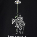 Burberry Cedar Knight Daisy Cotton Çocuk Siyah T-Shirt