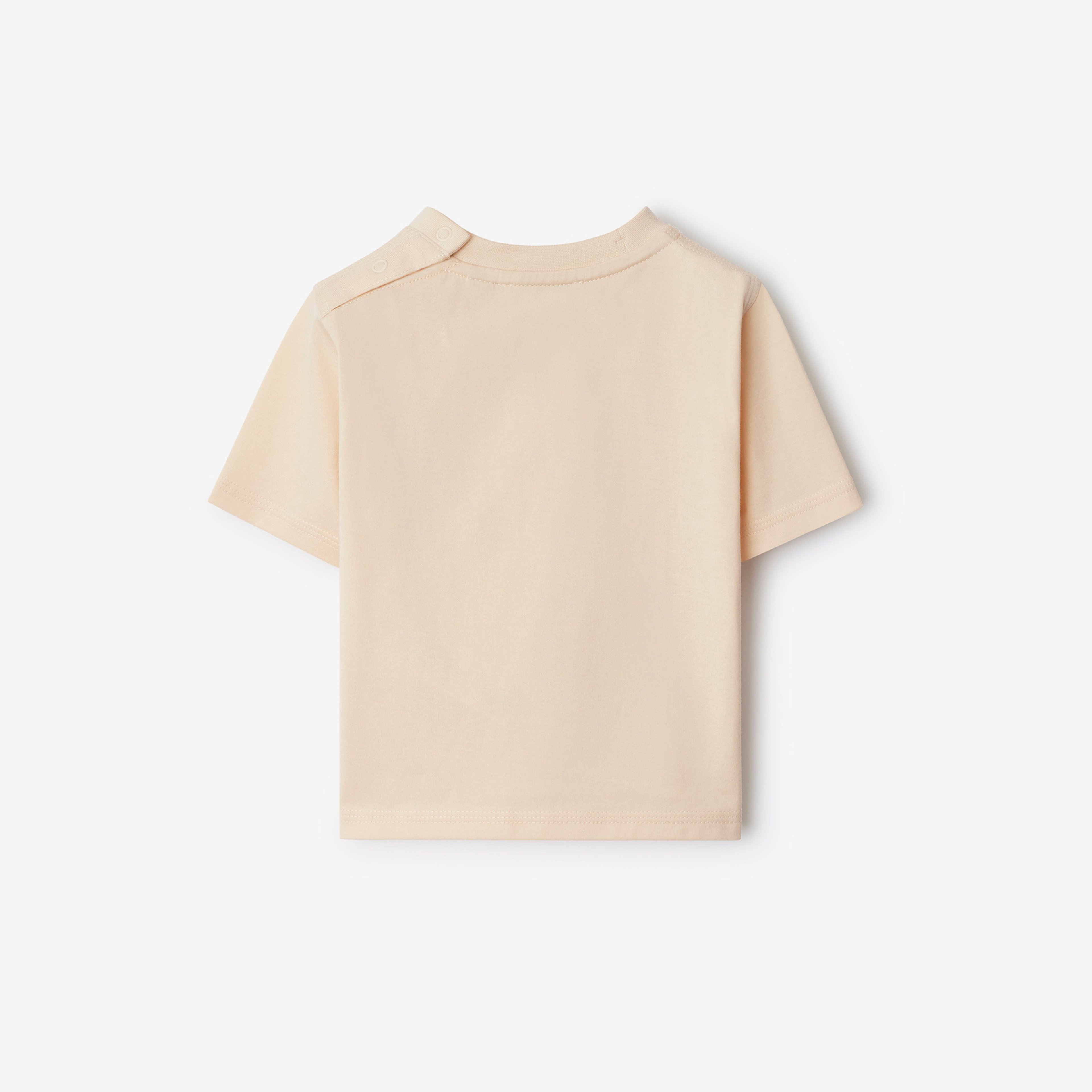 Burberry Cedar Cotton Çocuk Krem T-Shirt