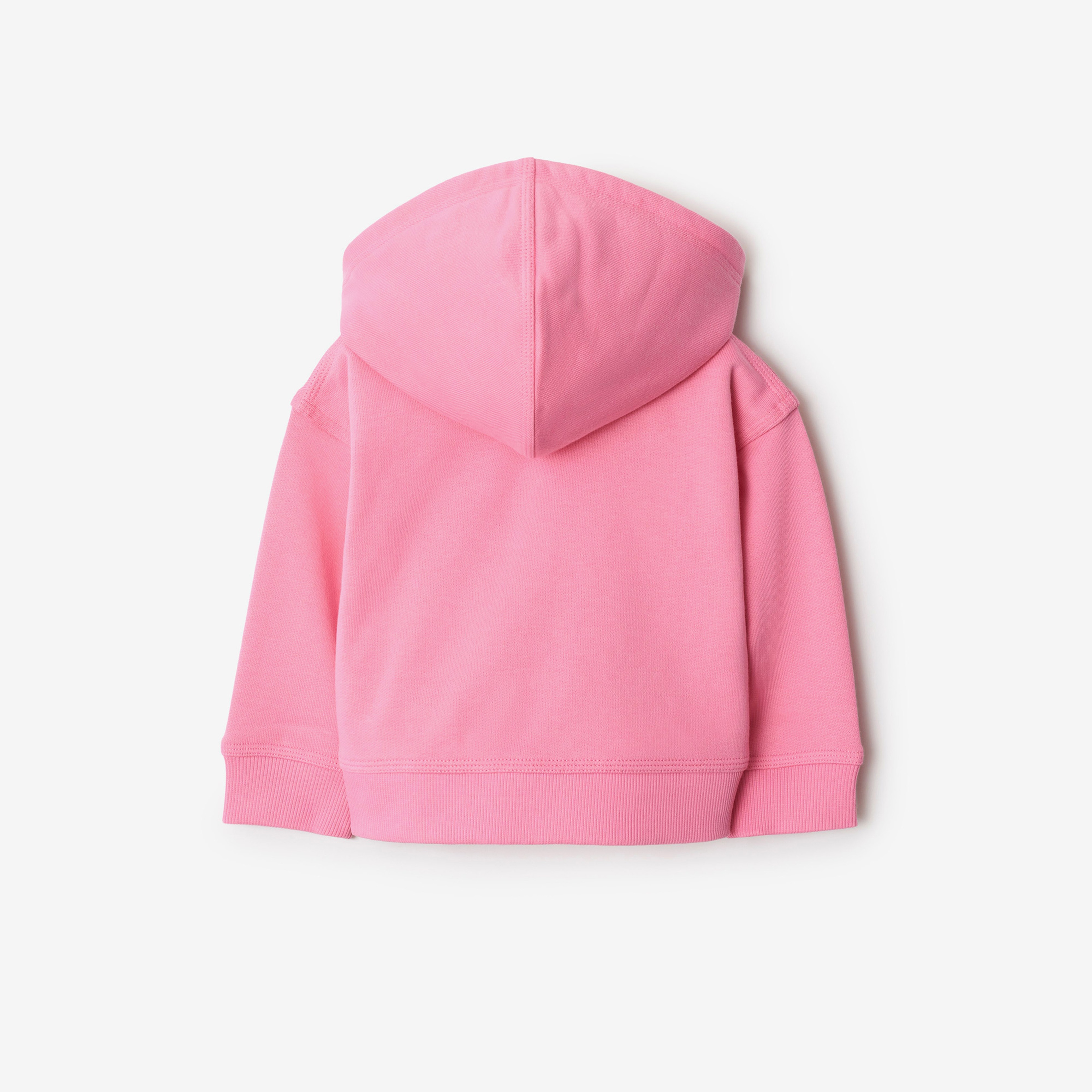 Burberry Sami Cotton Zip Çocuk Pembe Hoodie