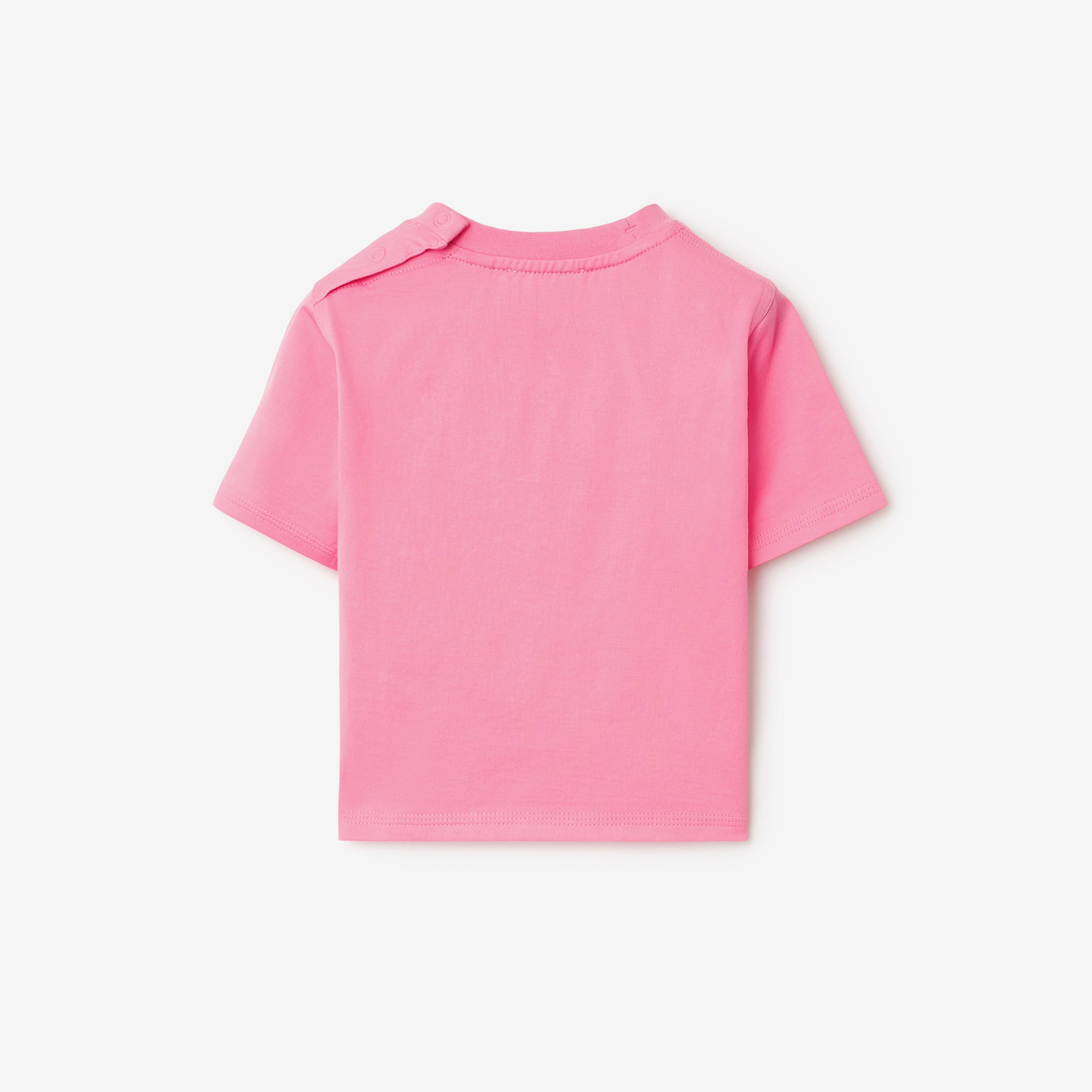 Burberry Cedar Cotton Çocuk Pembe T-Shirt