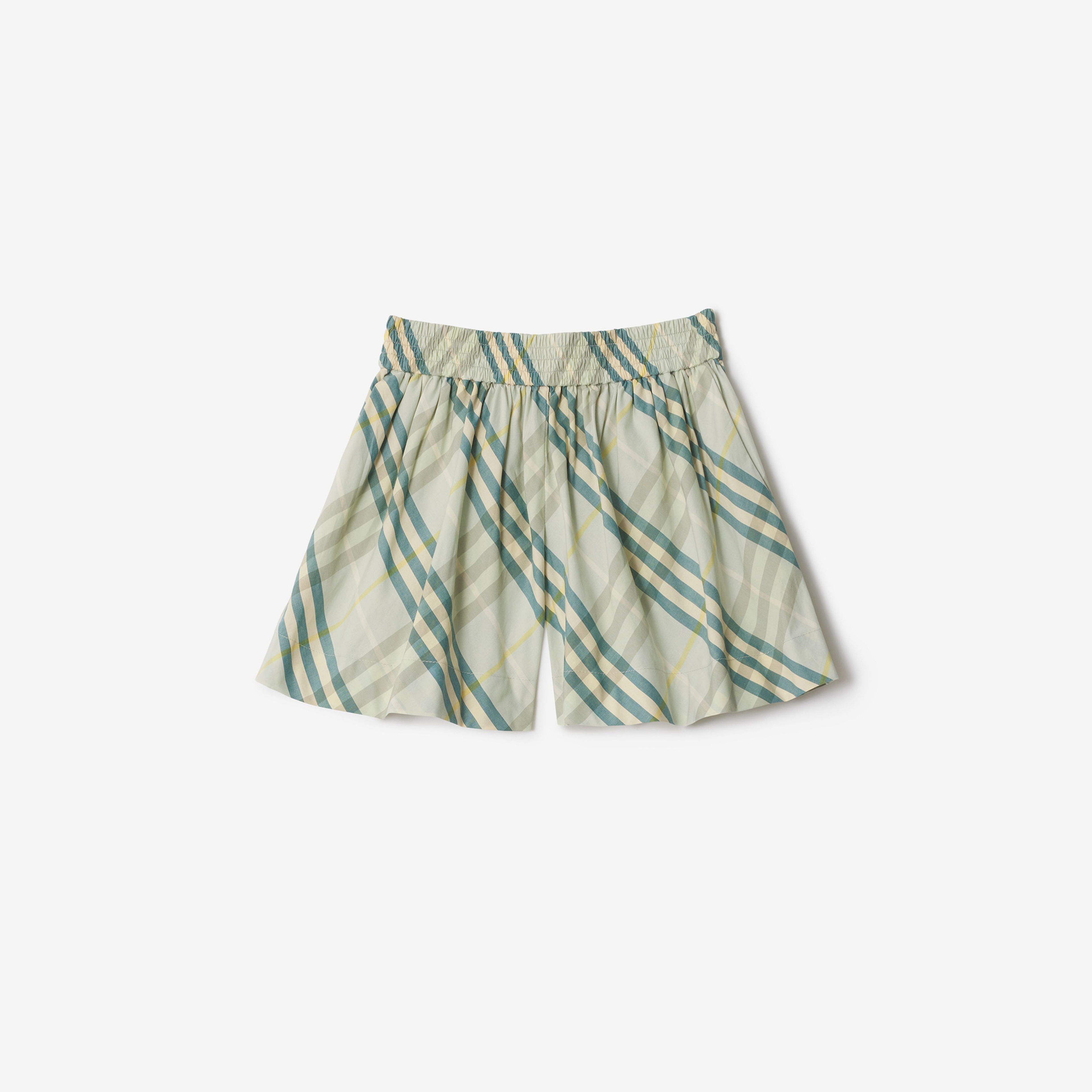 Burberry Marcy Cotton Çocuk Krem Şort