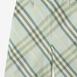 Burberry Oscar Cotton Çocuk Krem Şort