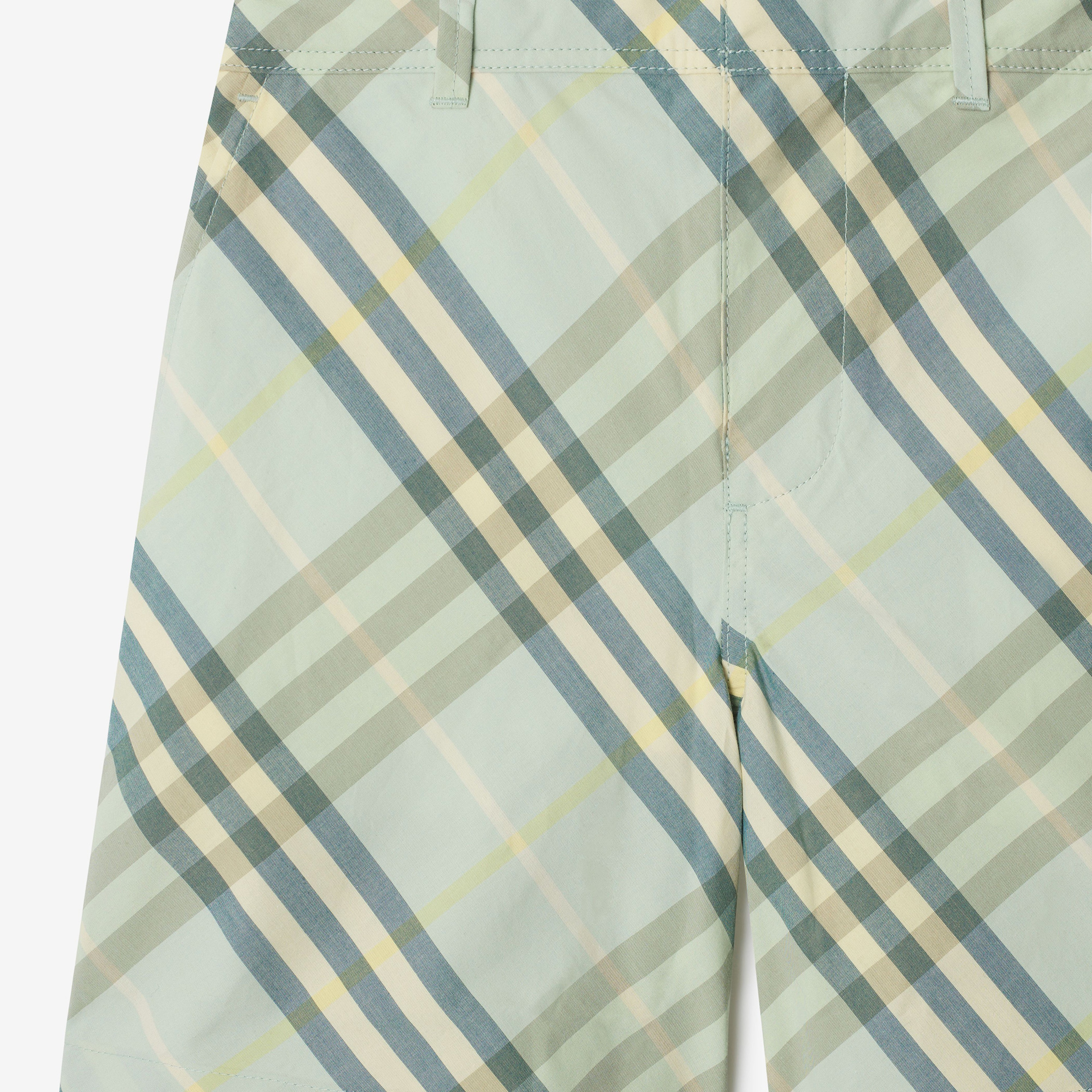 Burberry Oscar Cotton Çocuk Krem Şort