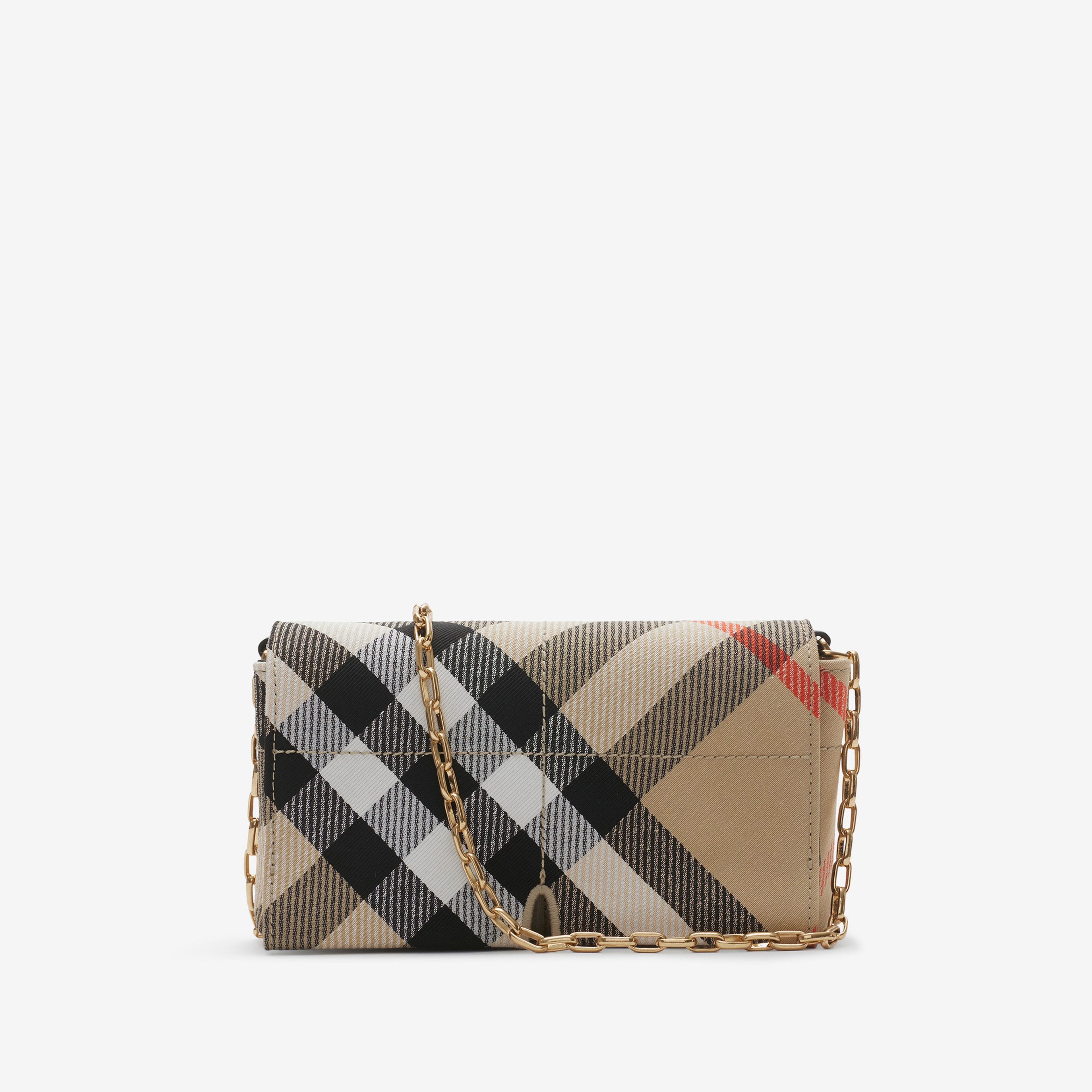 Burberry Mini Snip Chain Kadın Bej Omuz Çantası