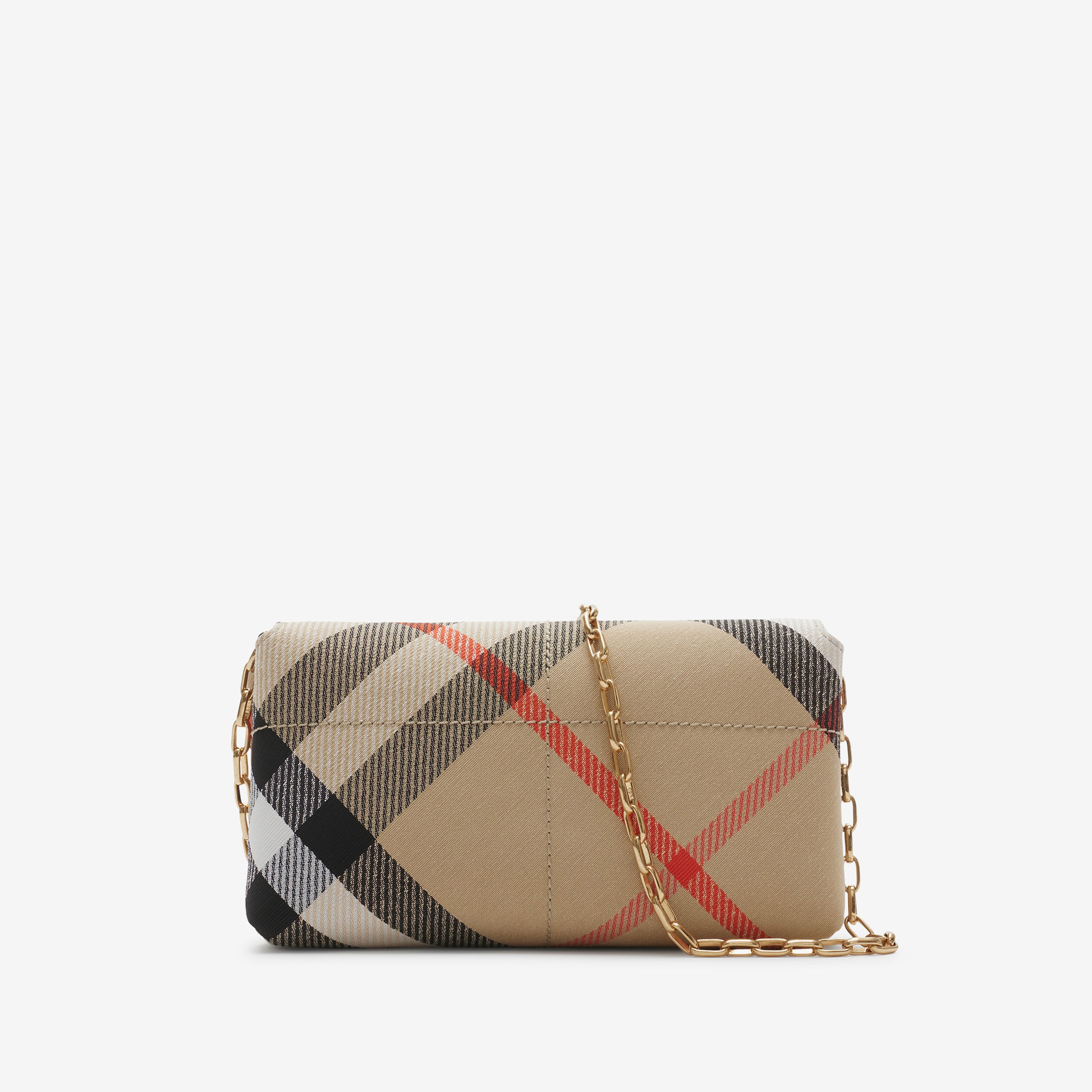 Burberry Mini Snip Chain Kadın Bej Omuz Çantası