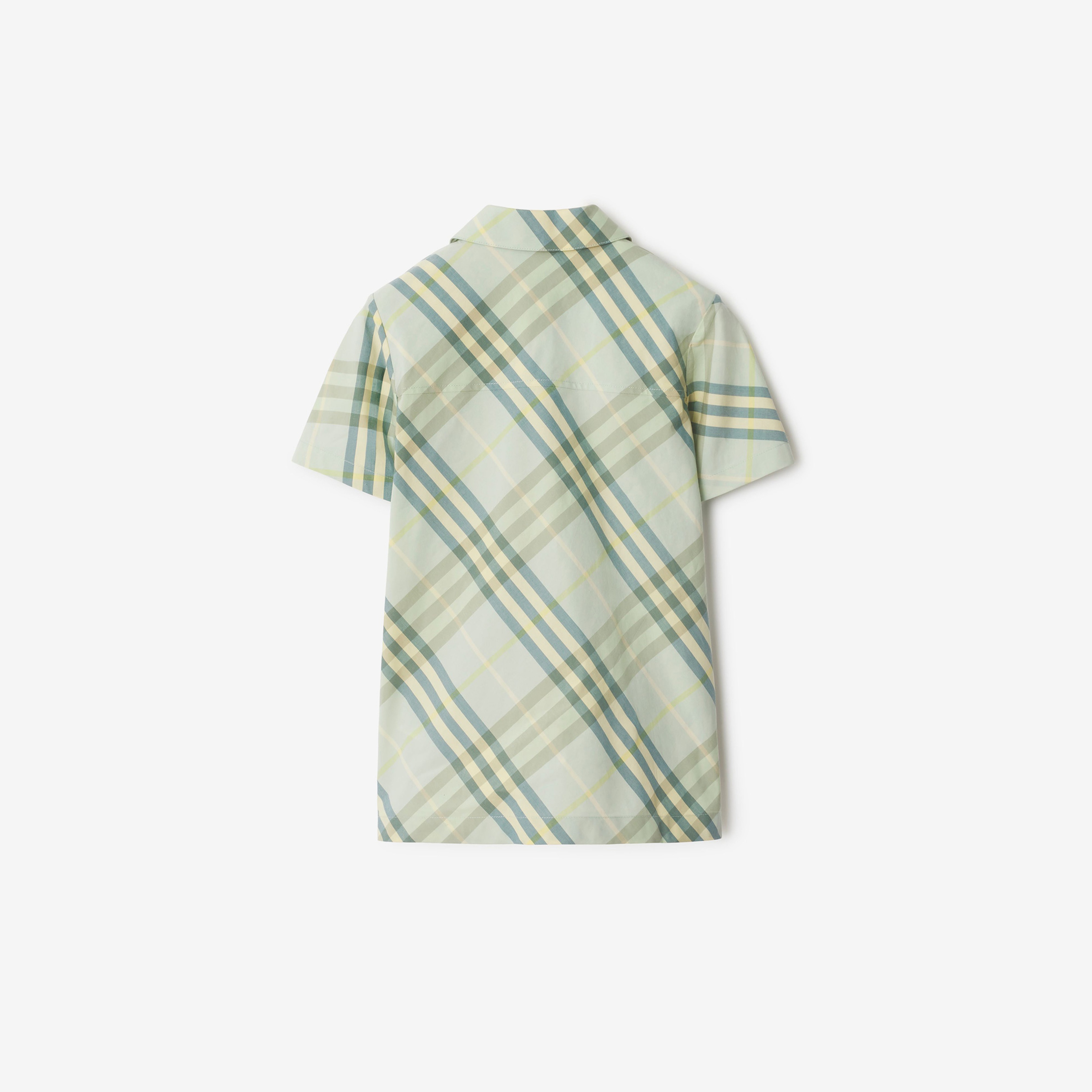 Burberry Herbie Cotton Çocuk Krem Gömlek