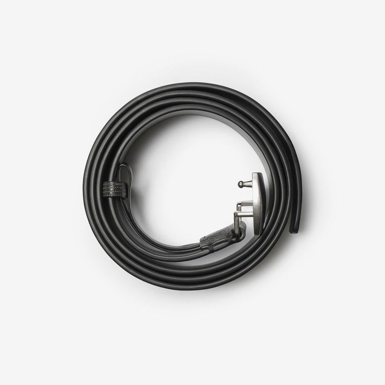 Burberry Rw7 Leather Shield Erkek Siyah Kemer