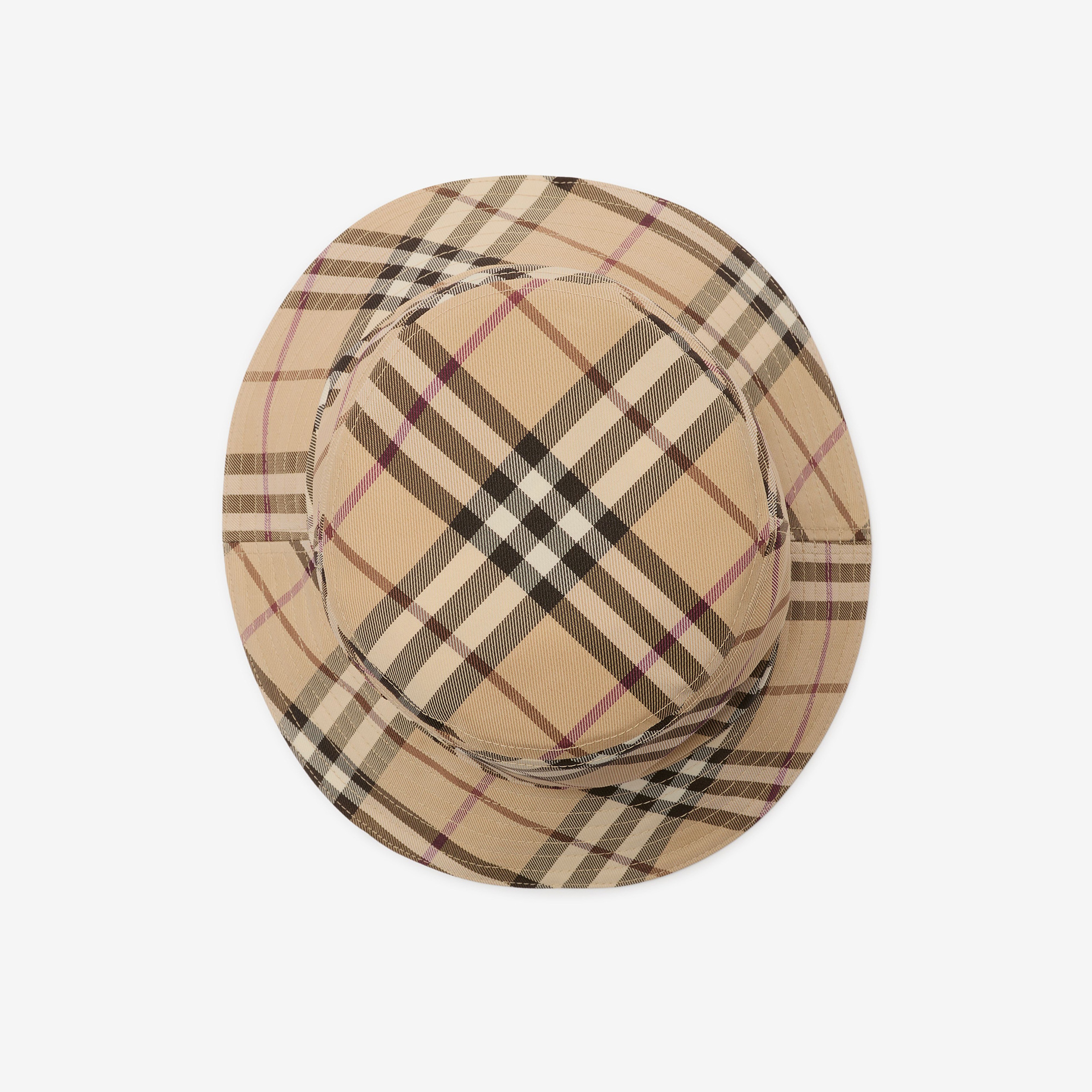 Burberry Essentials Twill Bucket Erkek Krem Şapka