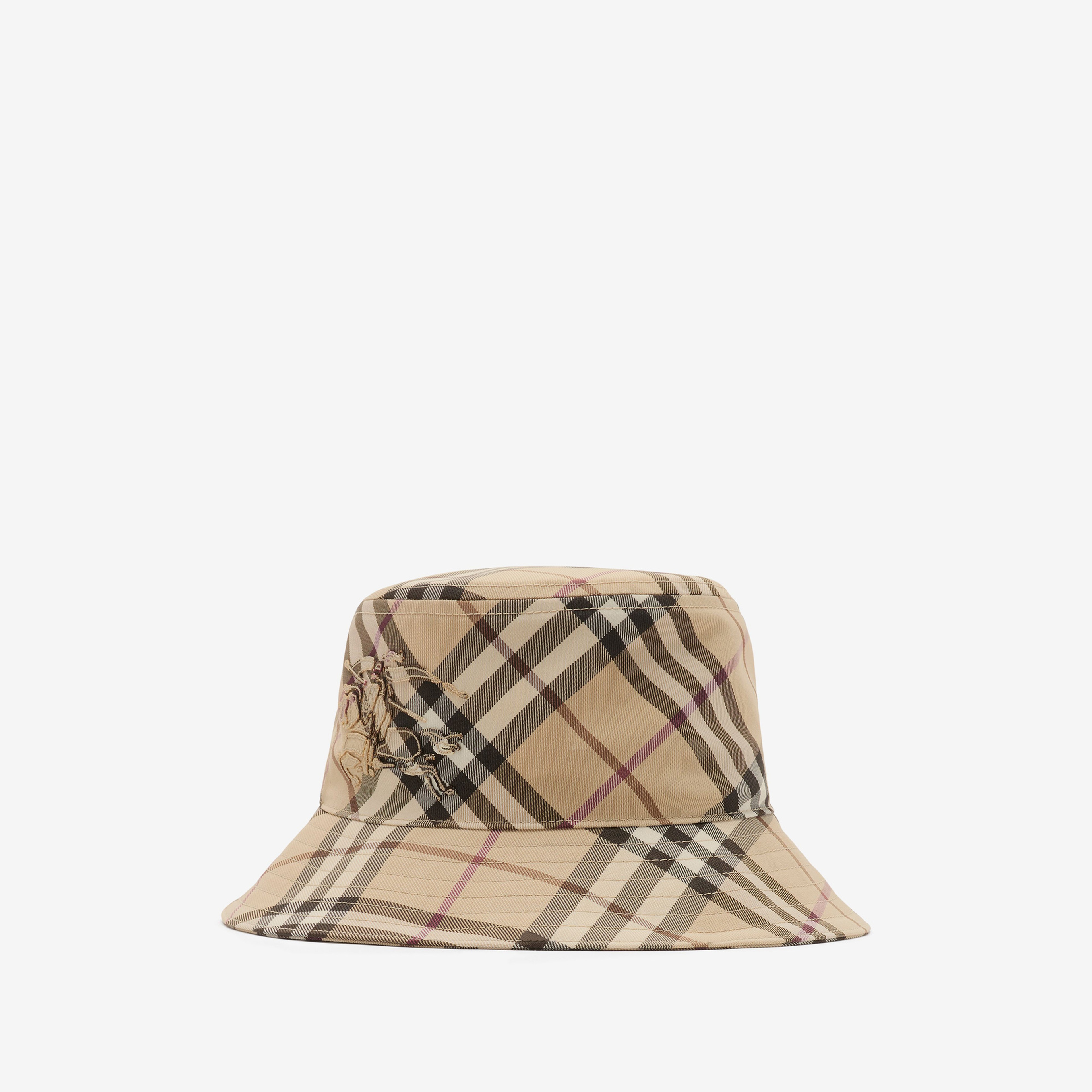 Burberry Essentials Twill Bucket Erkek Krem Şapka