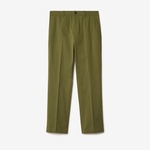Burberry Pan Cotton Chinos Erkek Haki Pantolon