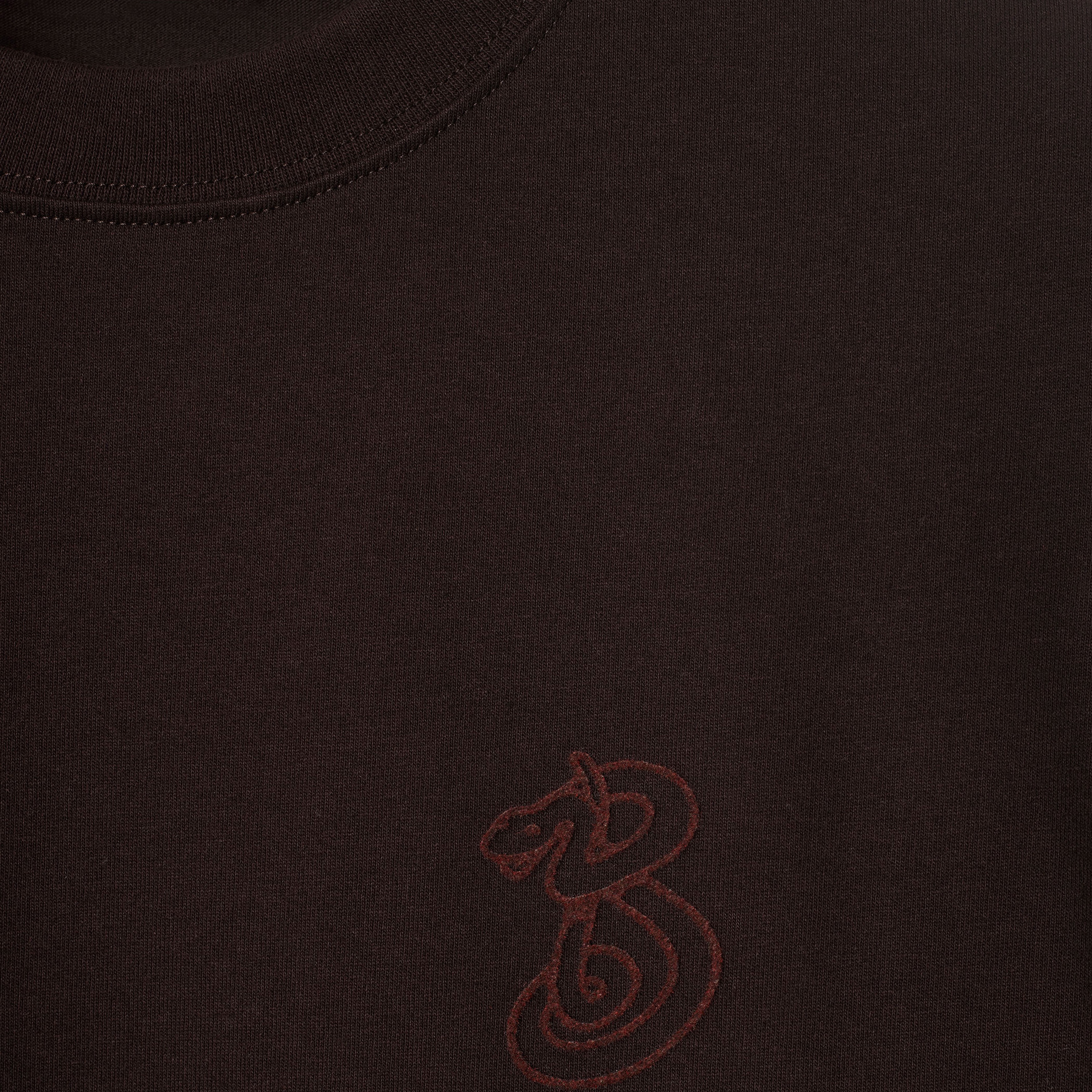 Burberry Lny25 Ots Snake Cotton Erkek Siyah T-Shirt