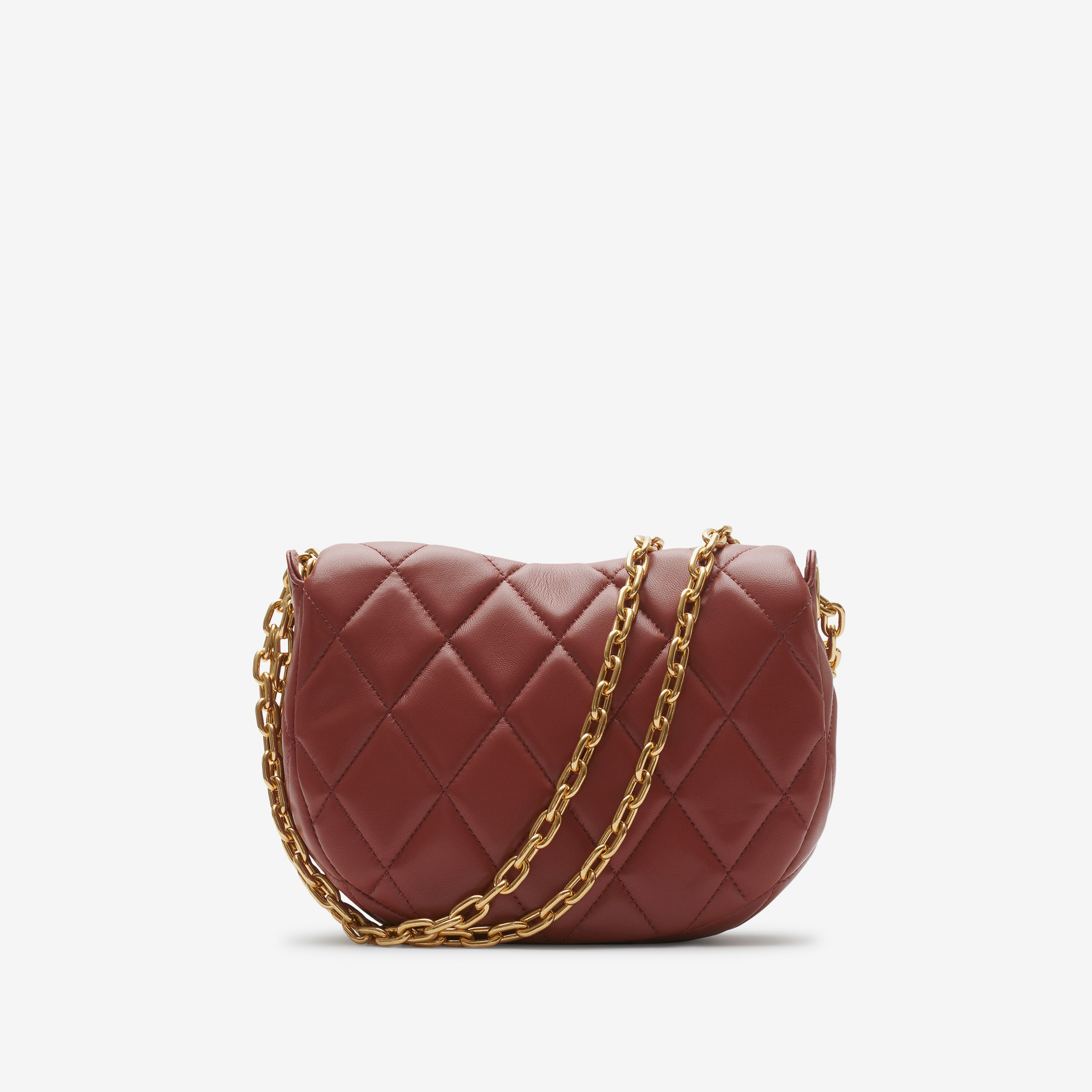 Burberry Quilted Rocking Horse Kadın Kırmızı Omuz Çantası