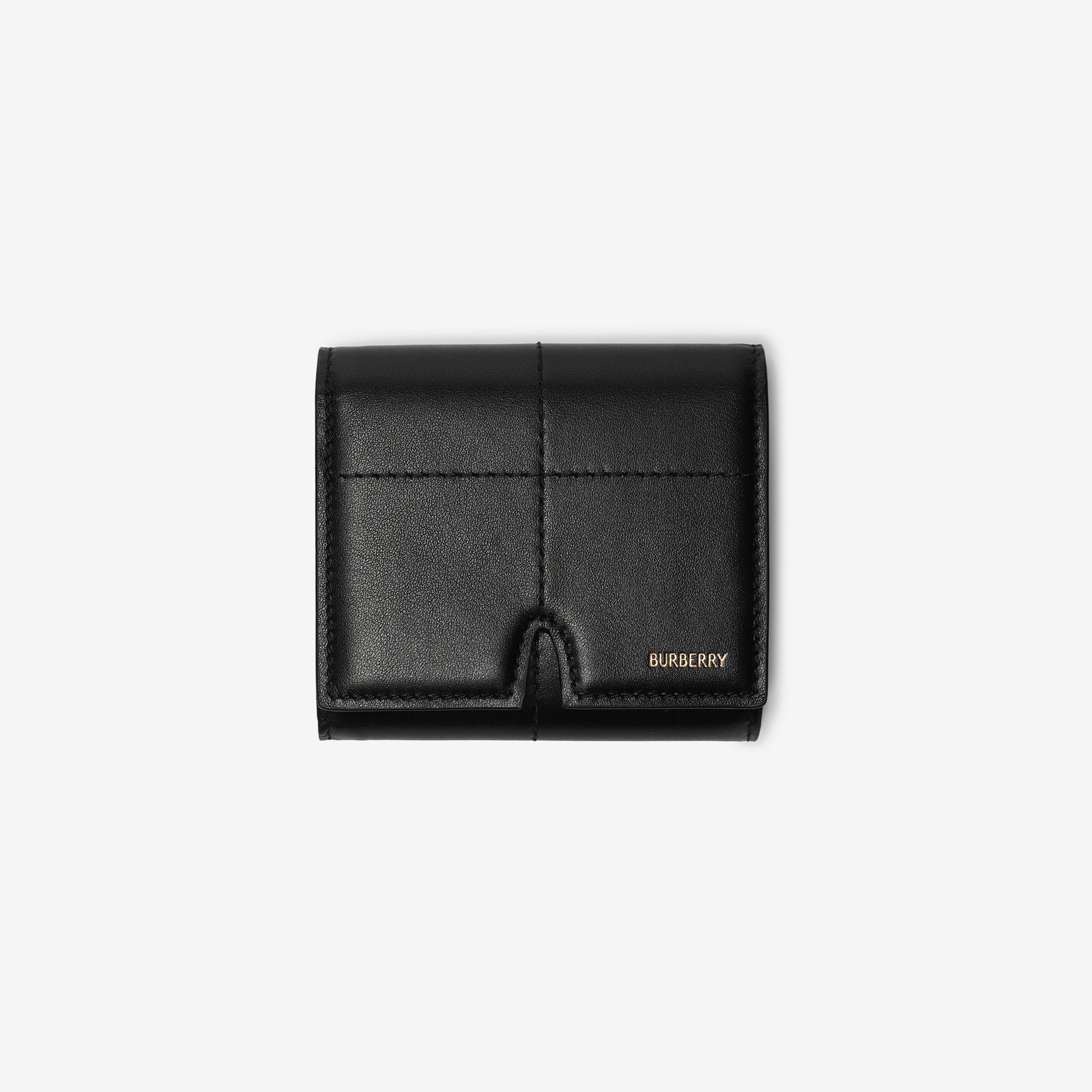 Burberry Trifold Slt Snip Kadın Siyah Cüzdan