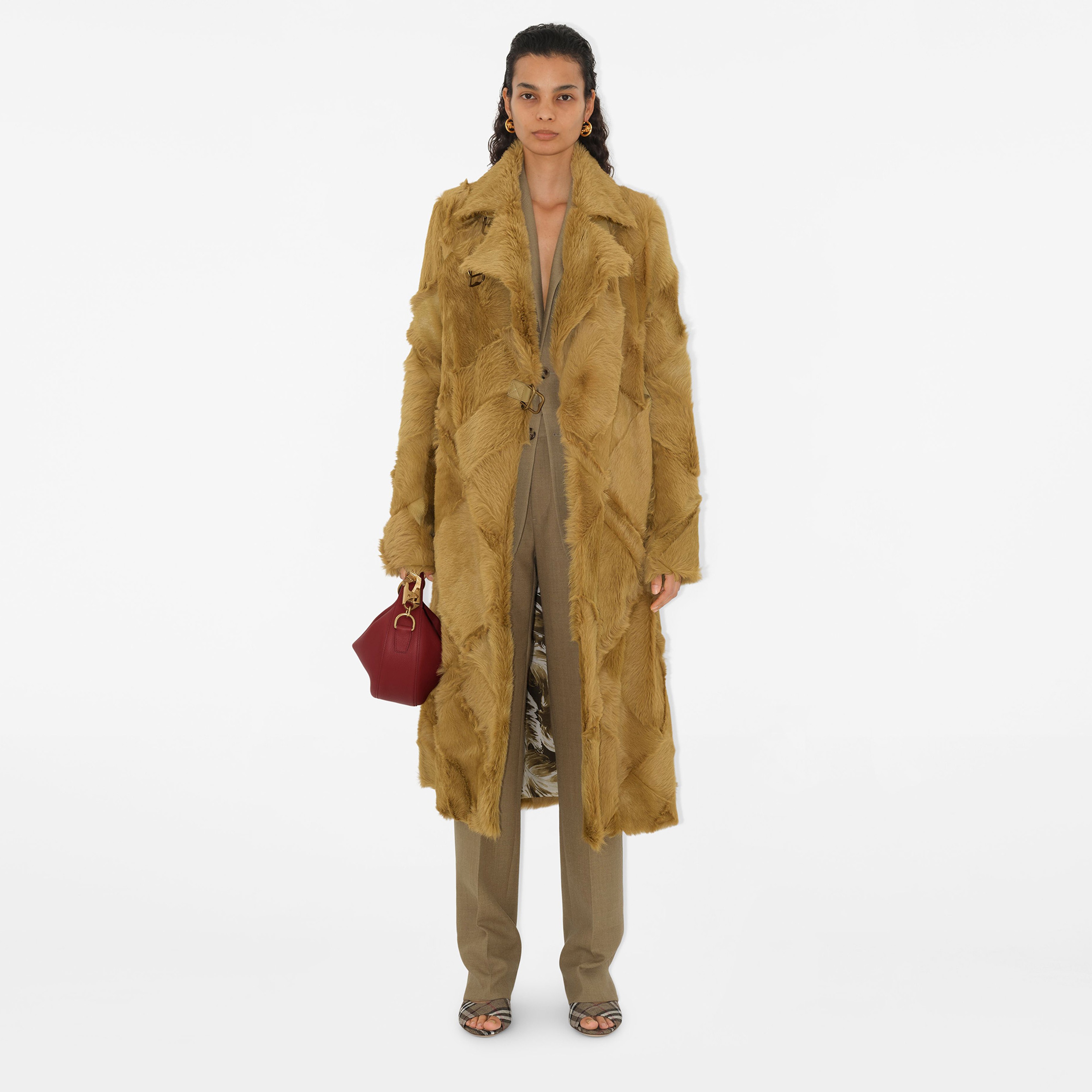 Burberry Knight Arc Kadın Kırmızı El Çantası