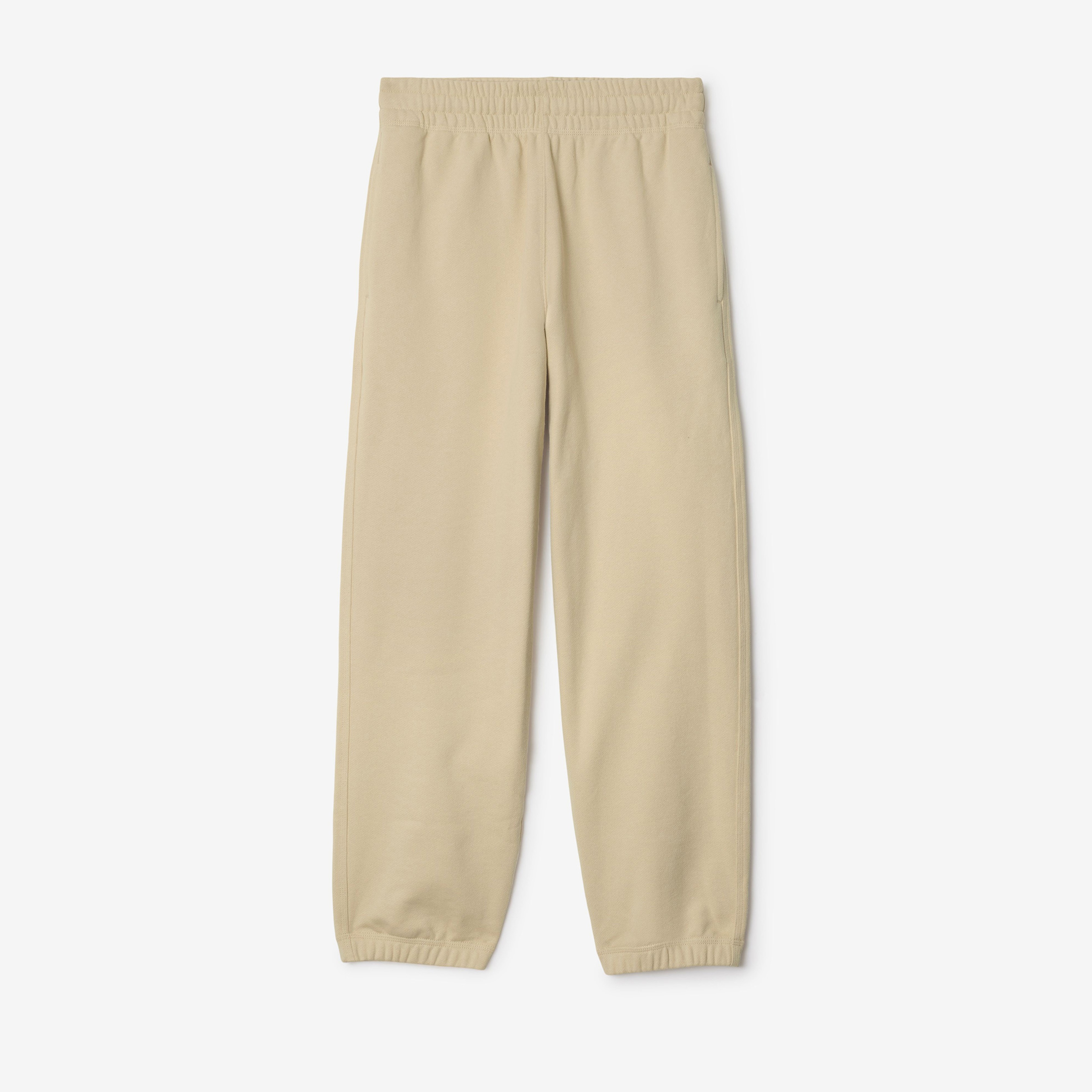 Burberry For Label Cotton Jogging Kadın Krem Eşofman Altı