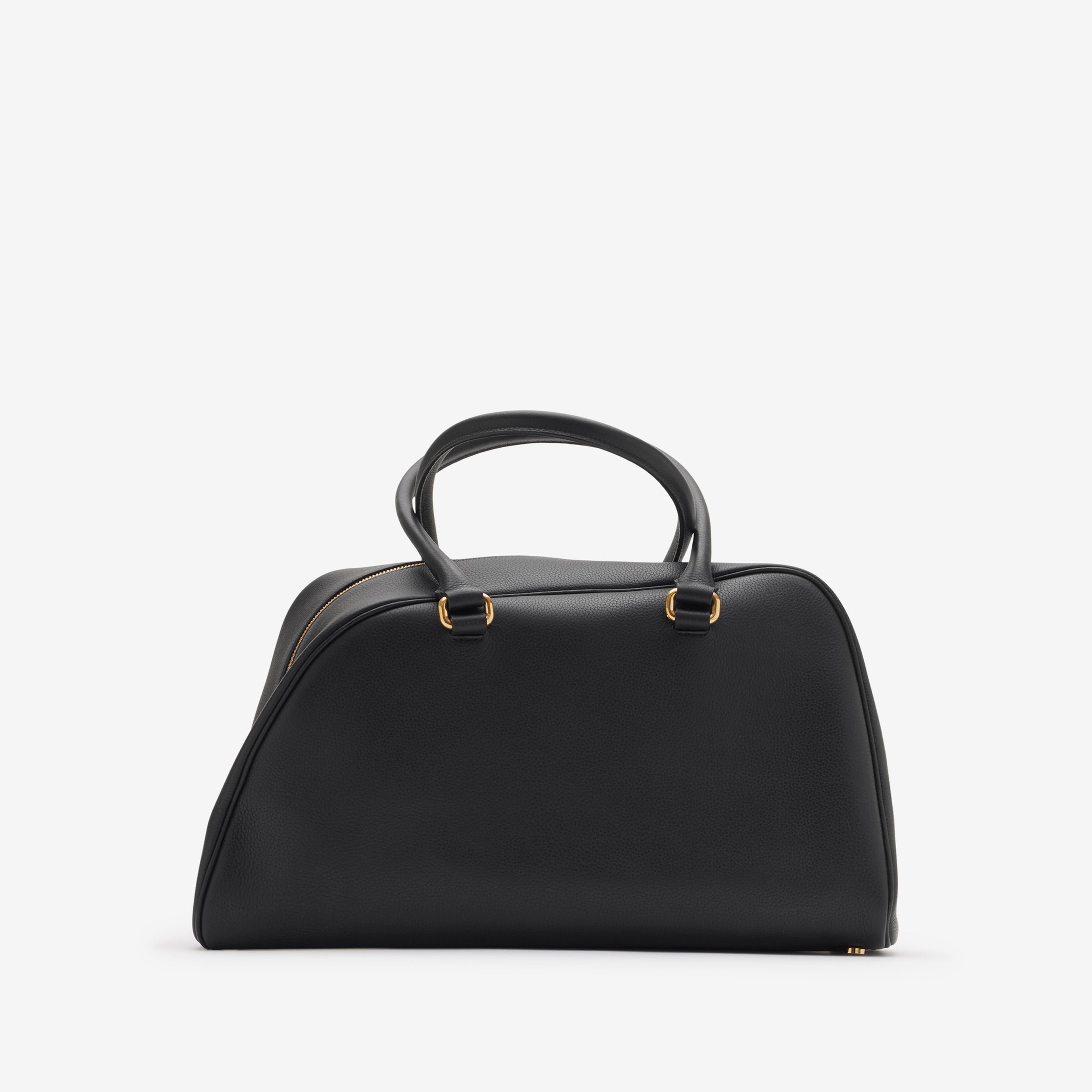 Burberry Large Shield Twin Bowling Kadın Siyah Omuz Çantası