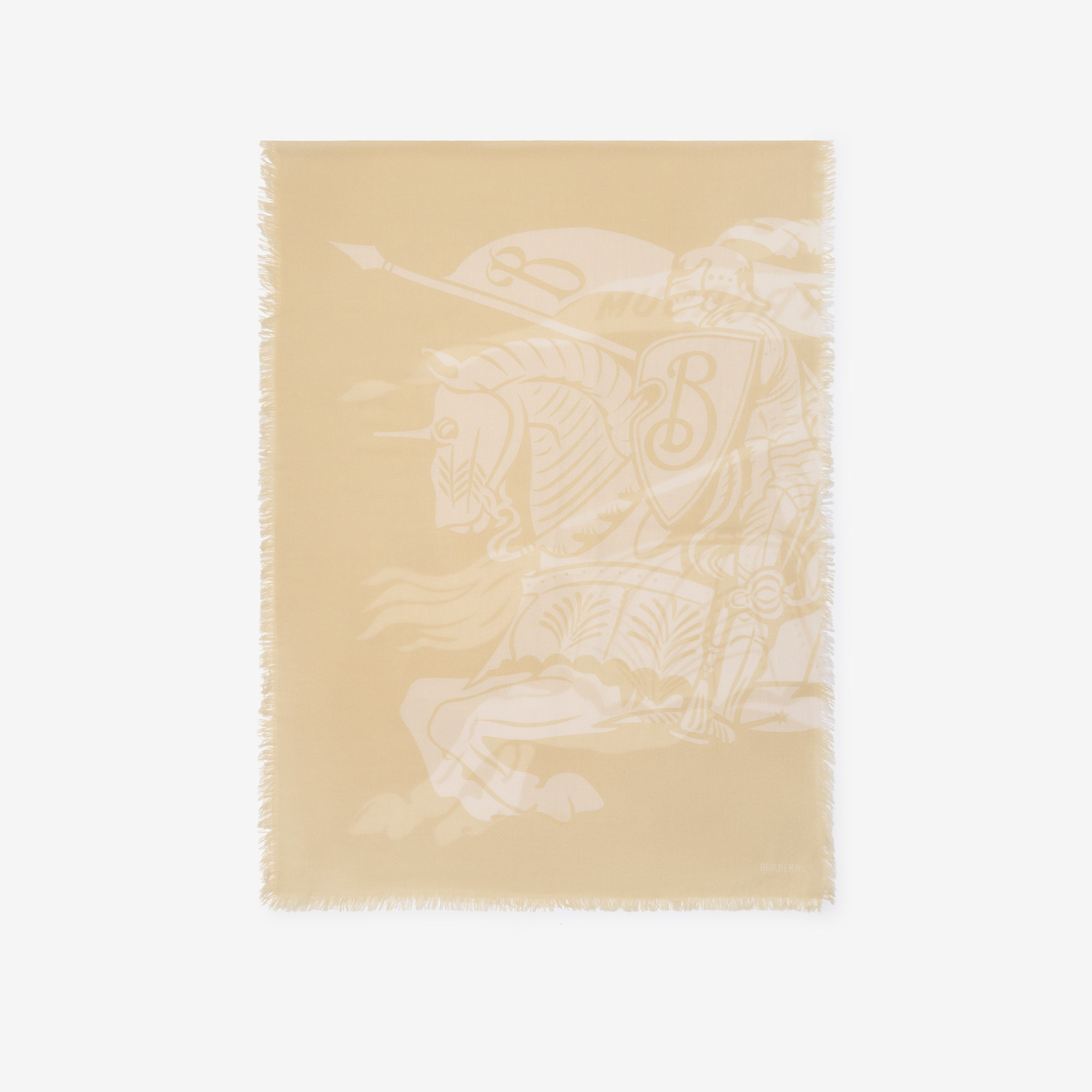 Burberry Large Wool Kadın Bej Şal