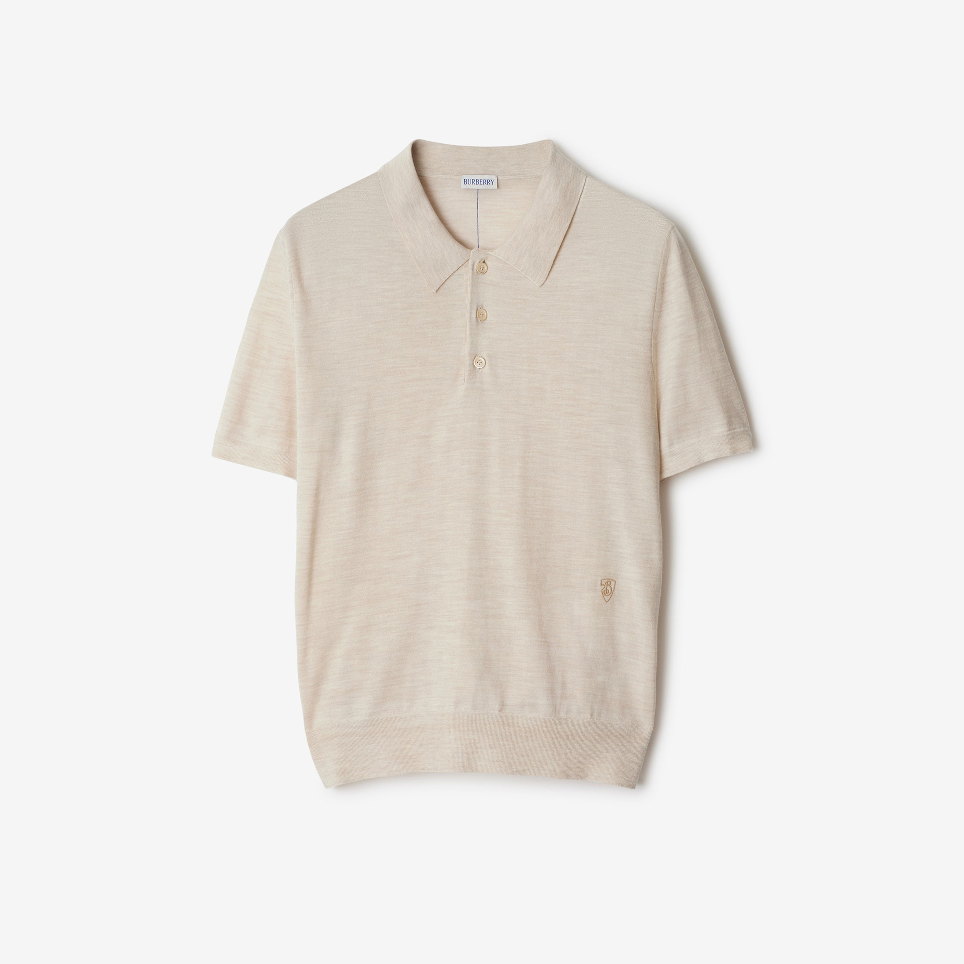 Burberry Pai Wool Erkek Krem Polo