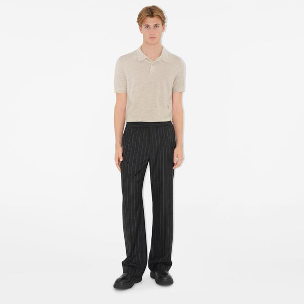 Burberry Pai Wool Erkek Krem Polo
