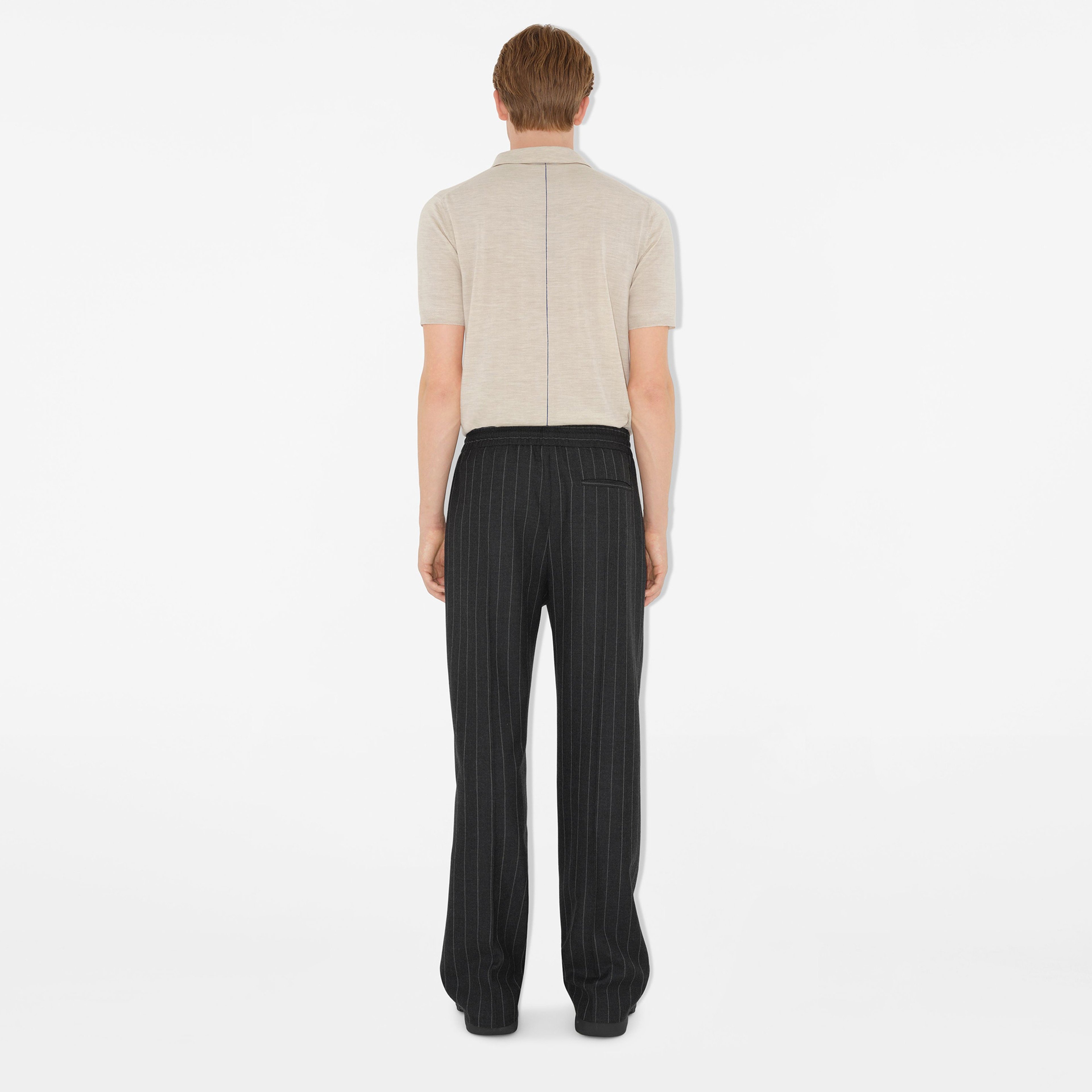 Burberry Pai Wool Erkek Krem Polo