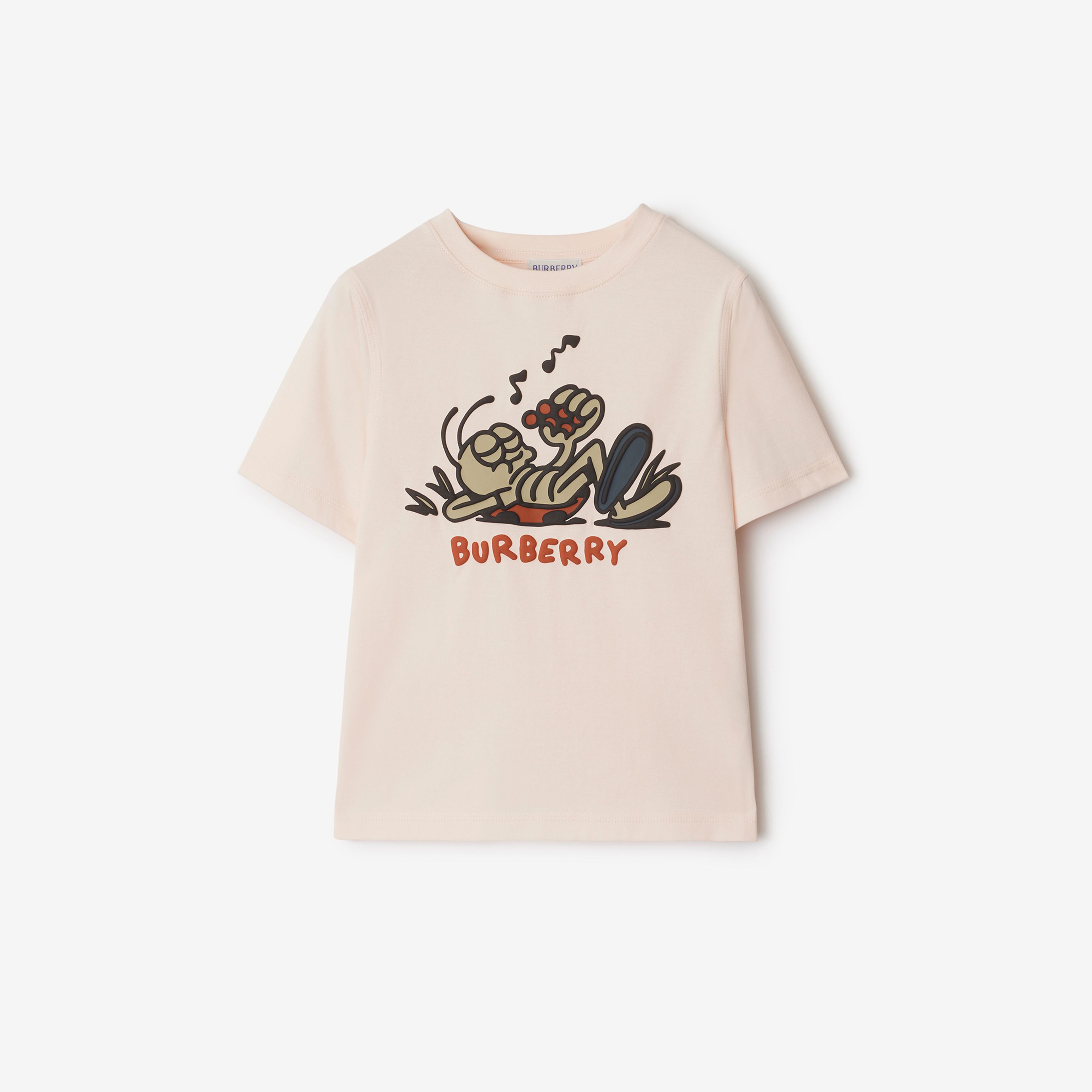 Burberry Cedar Ladybird Ladybug Cotton Çocuk Pembe T-Shirt