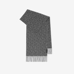 Burberry Anagram Charm Cashmere Kadın Gri Atkı