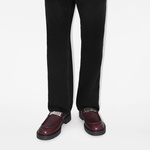 Burberry Leather Raft Loafers Erkek Kahverengi Günlük Ayakkabı