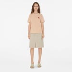 Burberry Sic Ladybug Cotton Kadın Krem T-Shirt