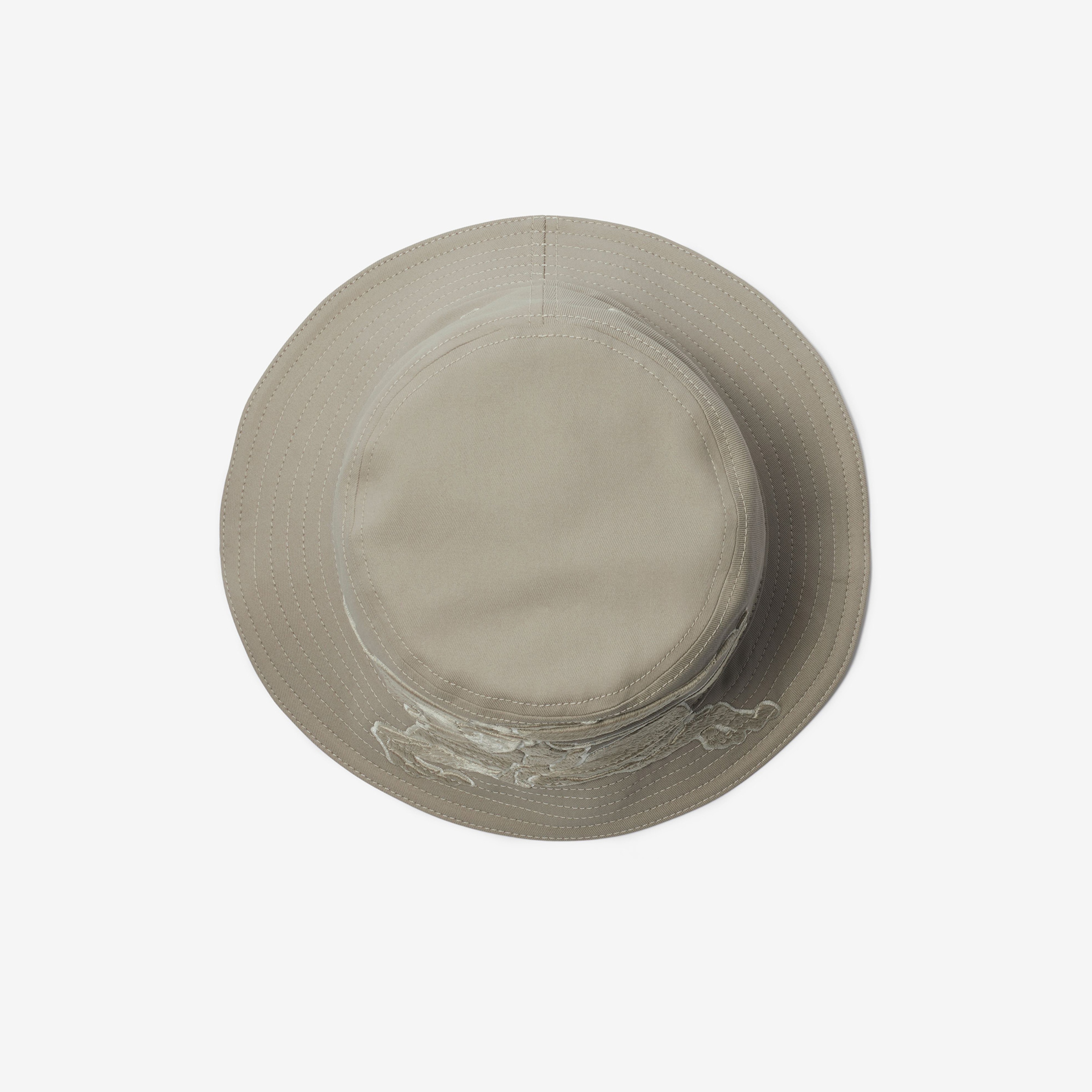 Burberry Jumpy Cotton Bucket Erkek Krem Şapka