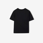 Burberry Cedar Knight Daisy Cotton Çocuk Siyah T-Shirt